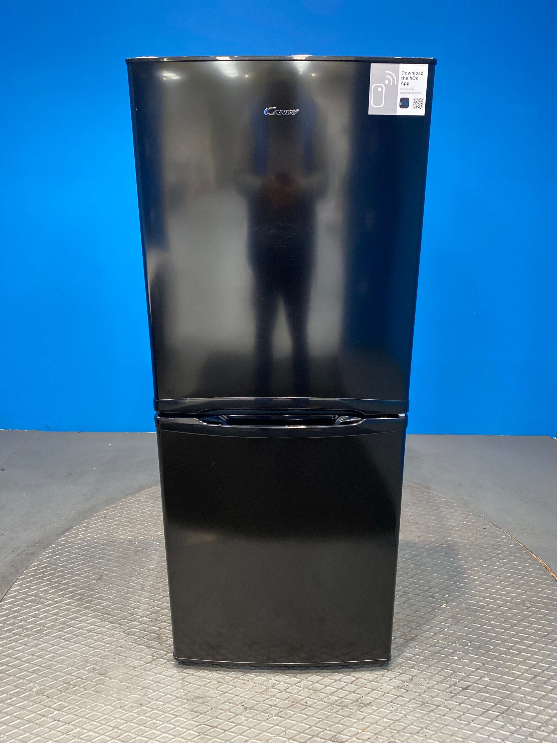 Candy CCH1S513EBK 185 Litre Combi Fridge Freezer - Black