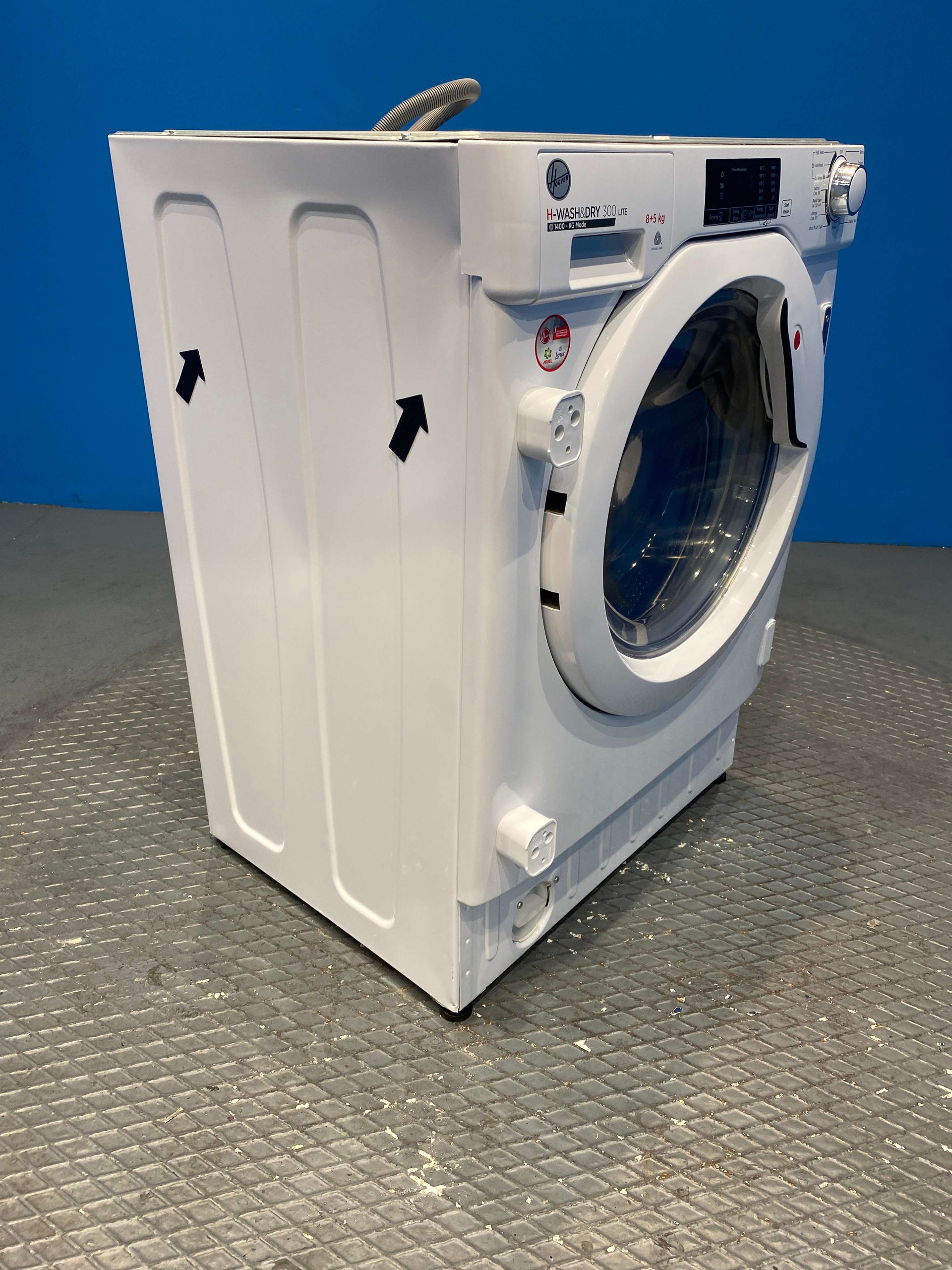 Hoover HBD485D1E Integrated 8kg / 5kg 1400 Spin Washer Dryer - White