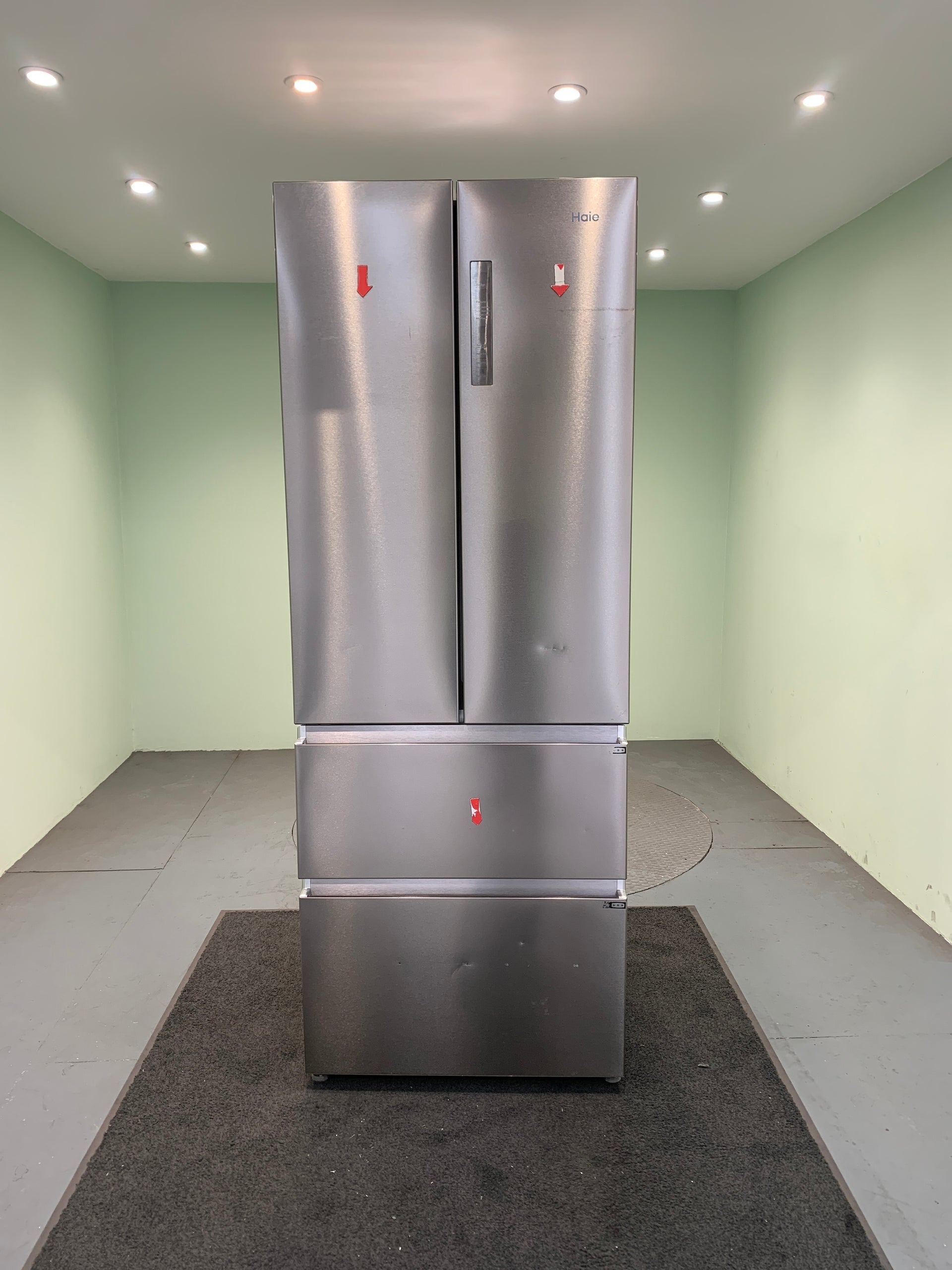 Haier HB15FPAA Fridge Freezer Combi French Door 60/40 446 litres - Stainless Steel