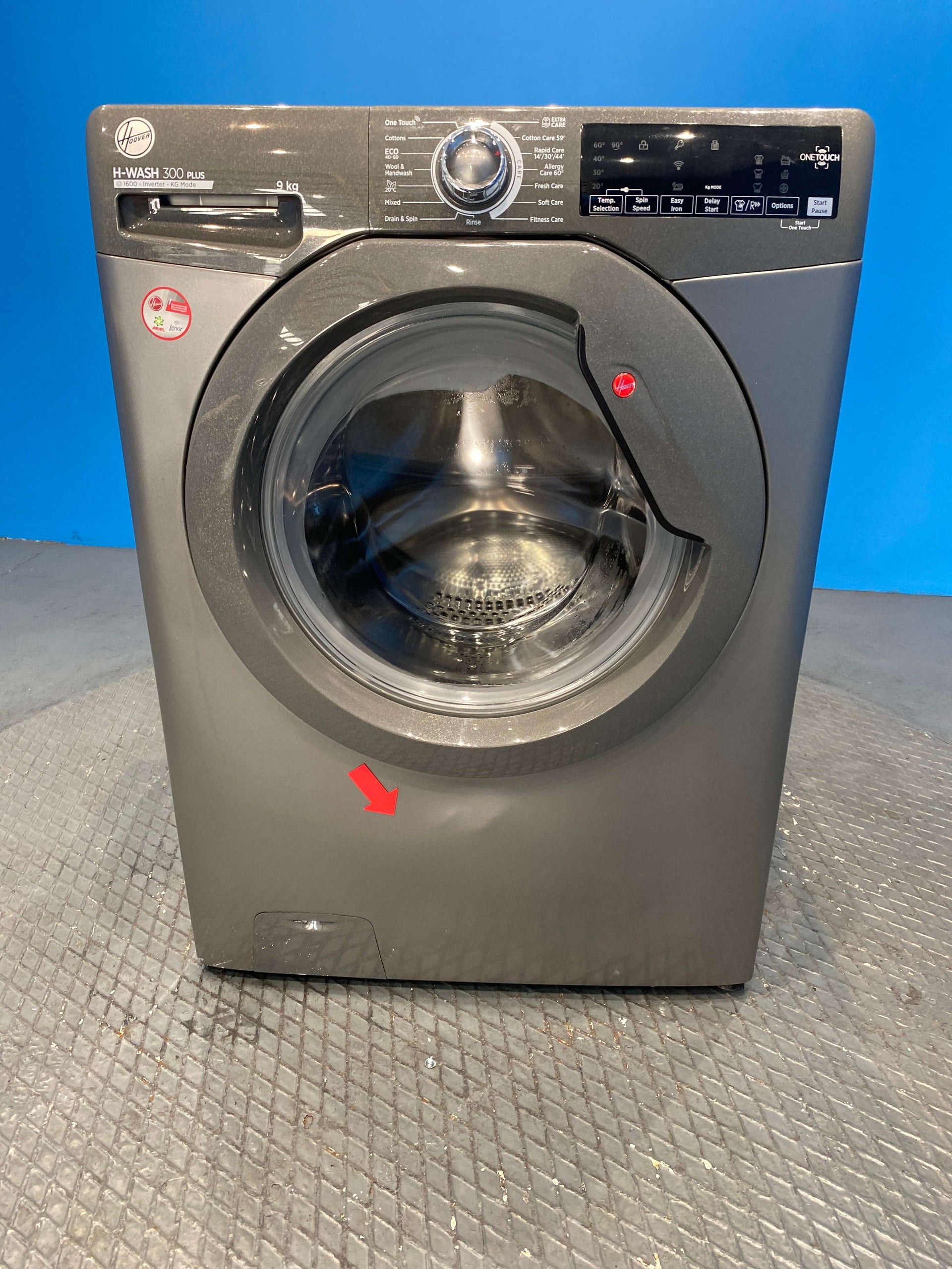 Hoover H3W69TMGGE Freestanding Washing Machine 9kg 1600 Spin - Graphite