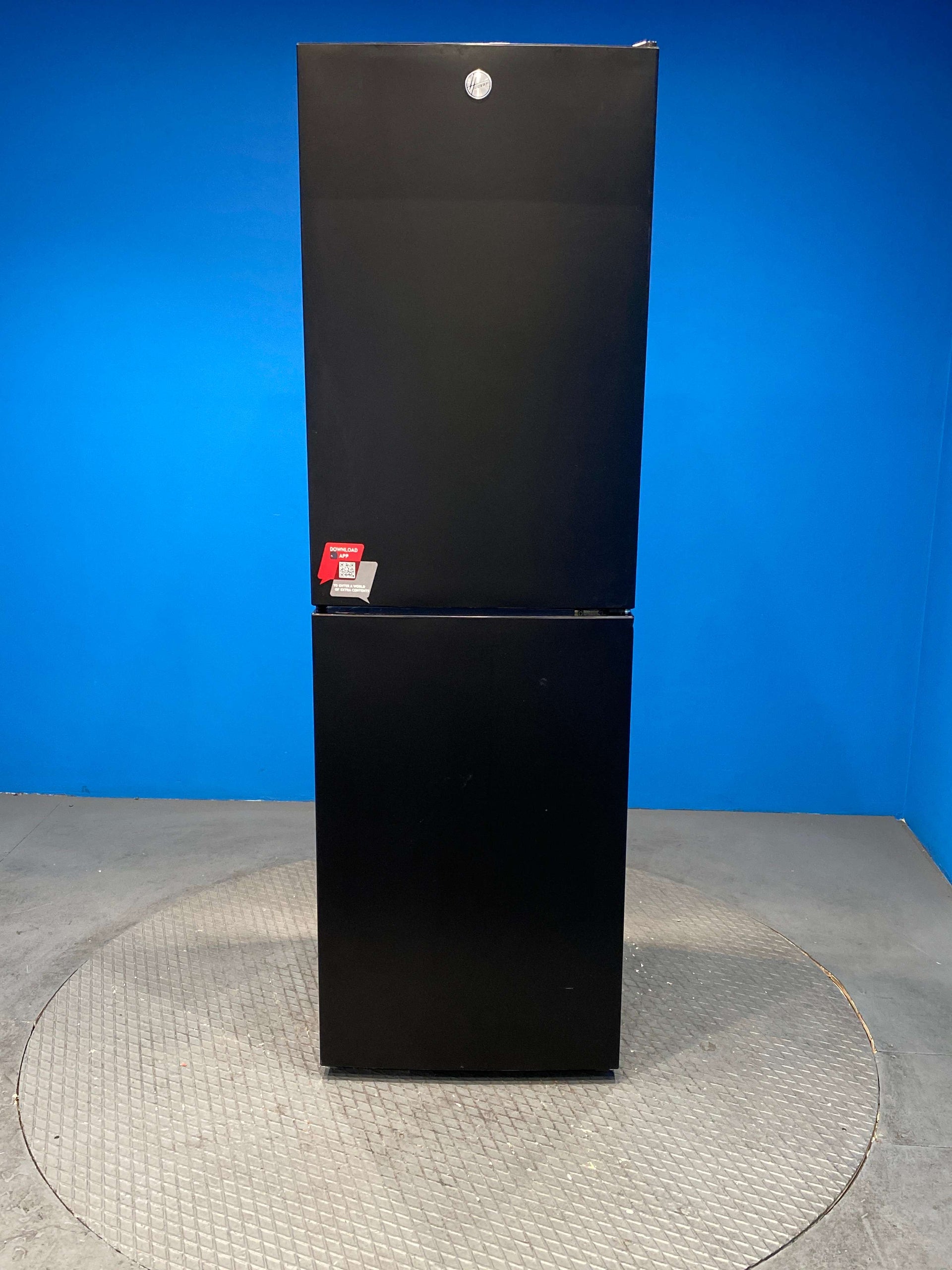 Hoover HVT3CLFCKIHB 252 Litre Combi Fridge Freezer - Black