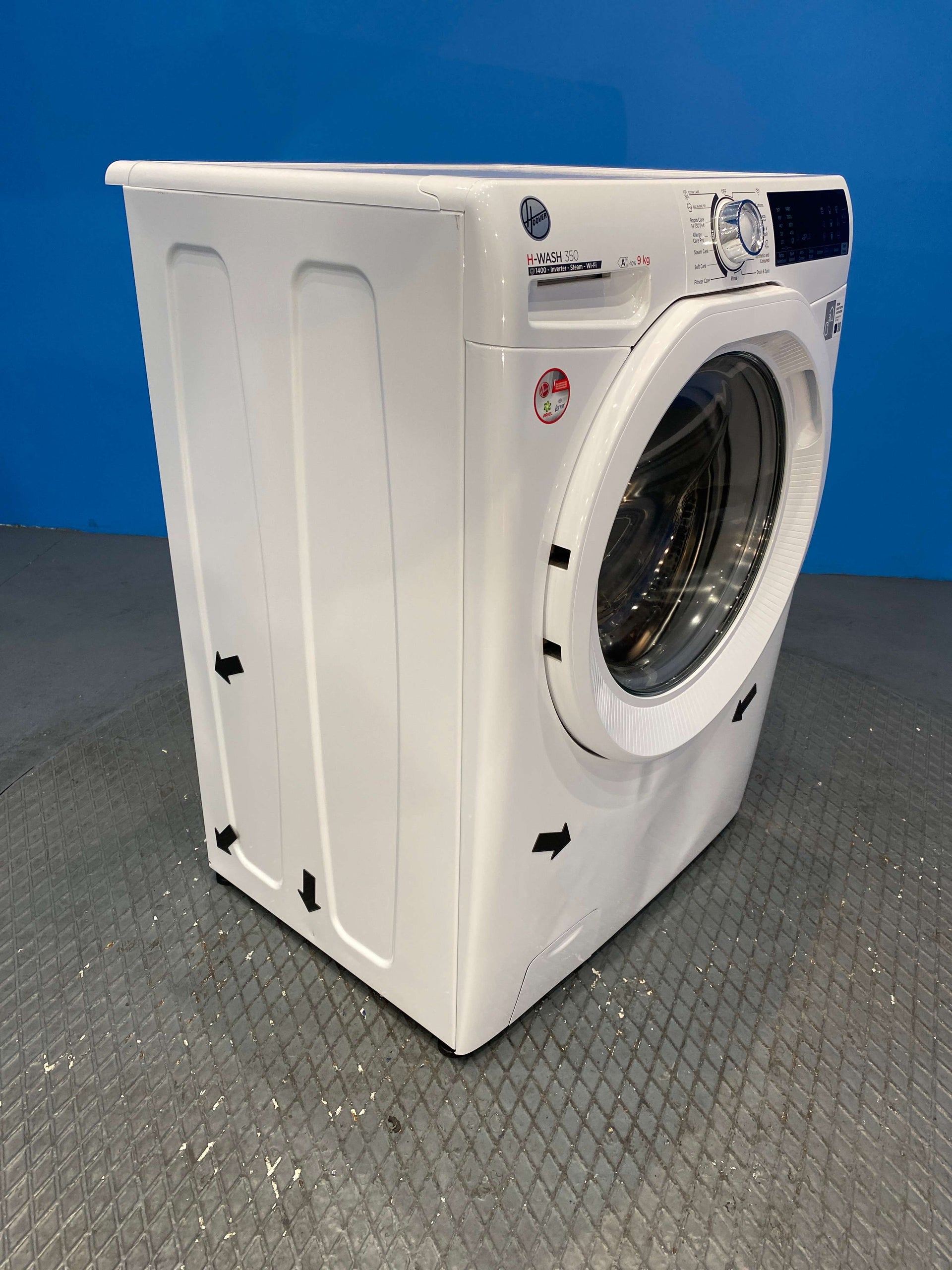 Hoover H3WPS496TAM6 Freestanding Washing Machine 9kg 1400 Spin - White