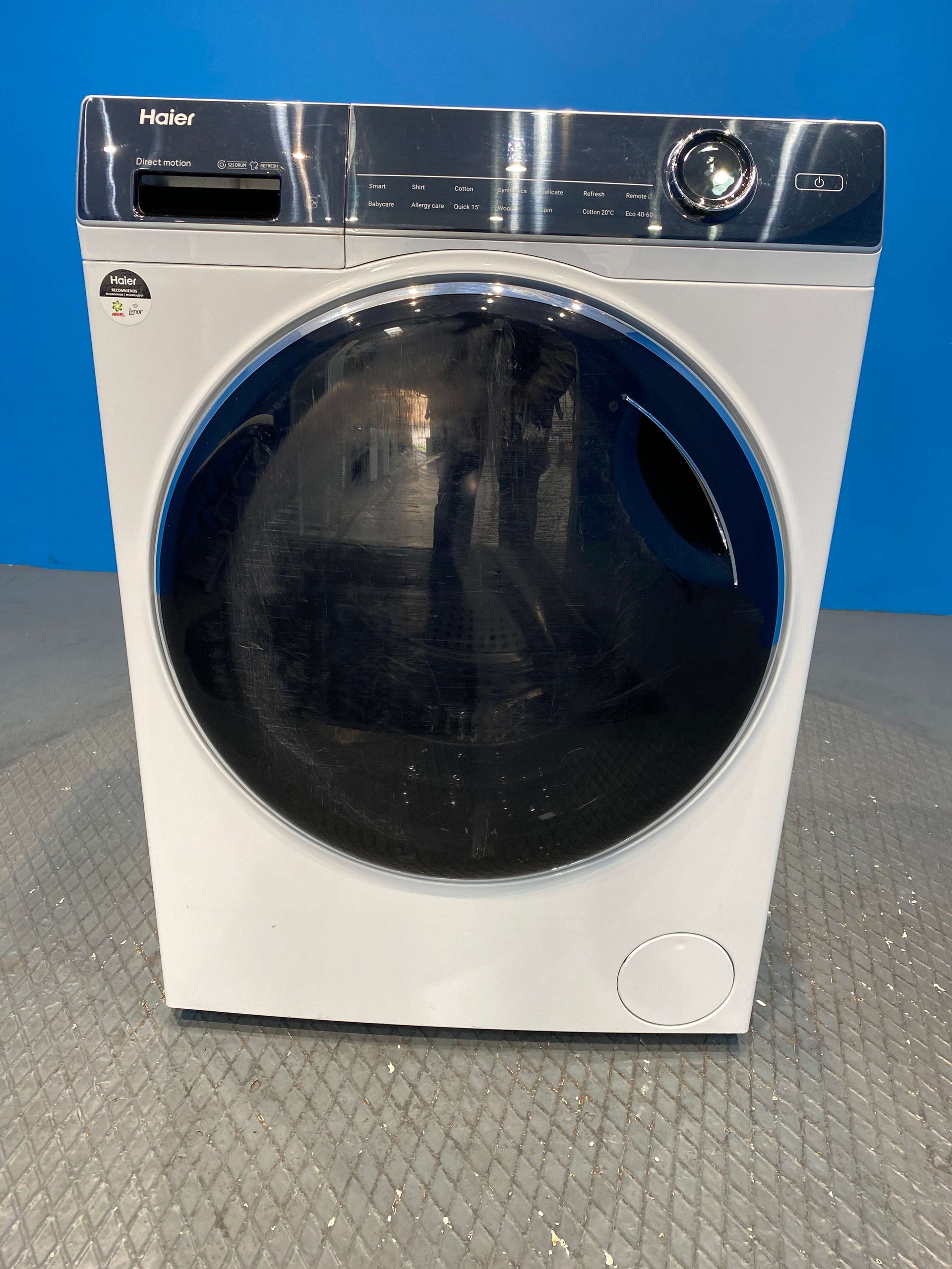 Haier HW100-B14979U1 Freestanding Washing Machine 10kg 1400 Spin - White