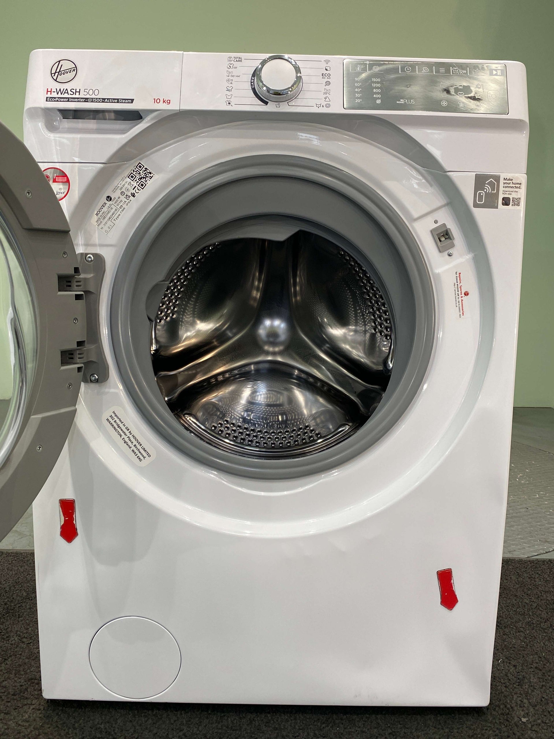 Hoover HWB510AMC 10kg 1500 Spin Washing Machine with Active Care - White