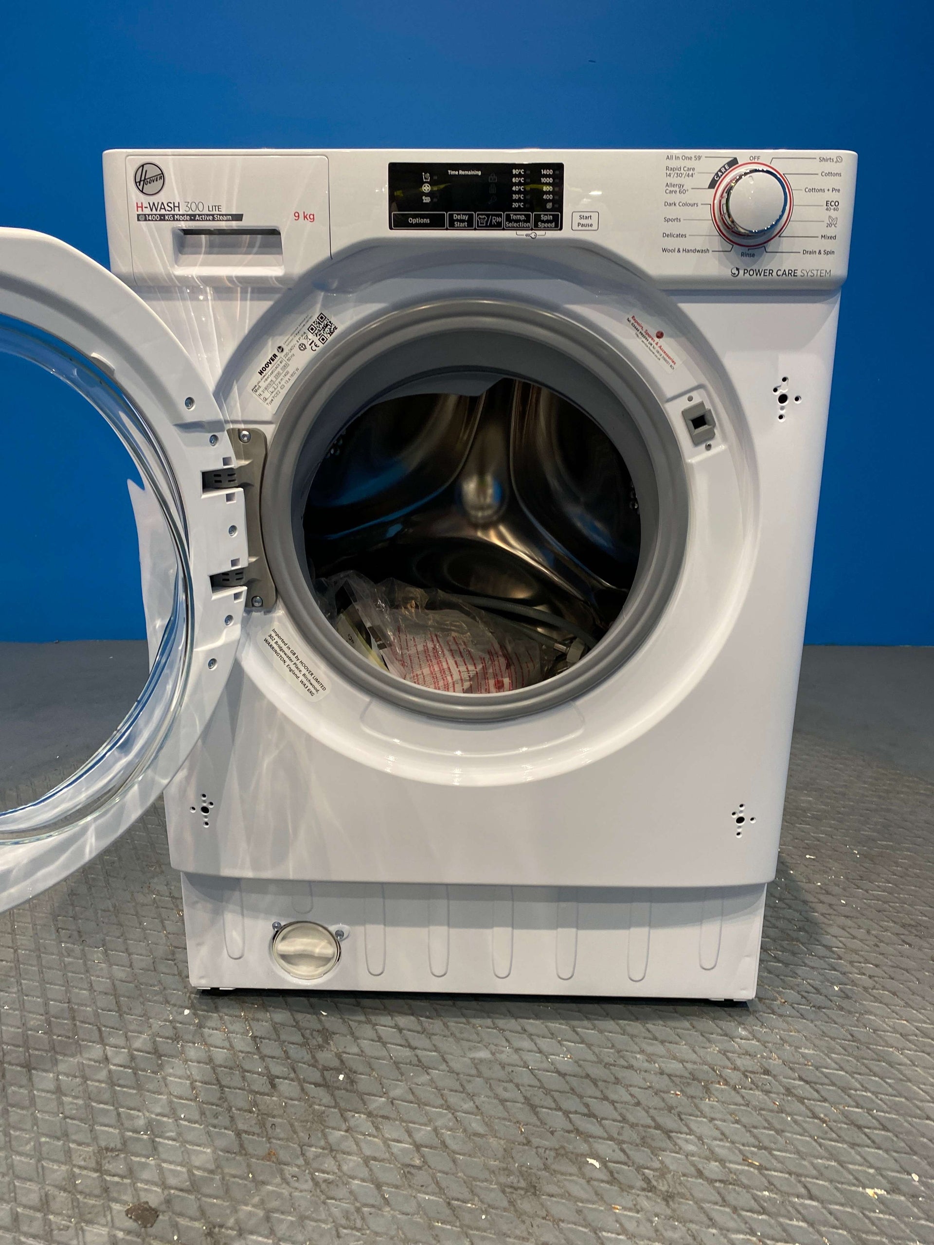 Hoover HBWS49D1ACE Integrated Washing Machine 9kg 1400 Spin - White