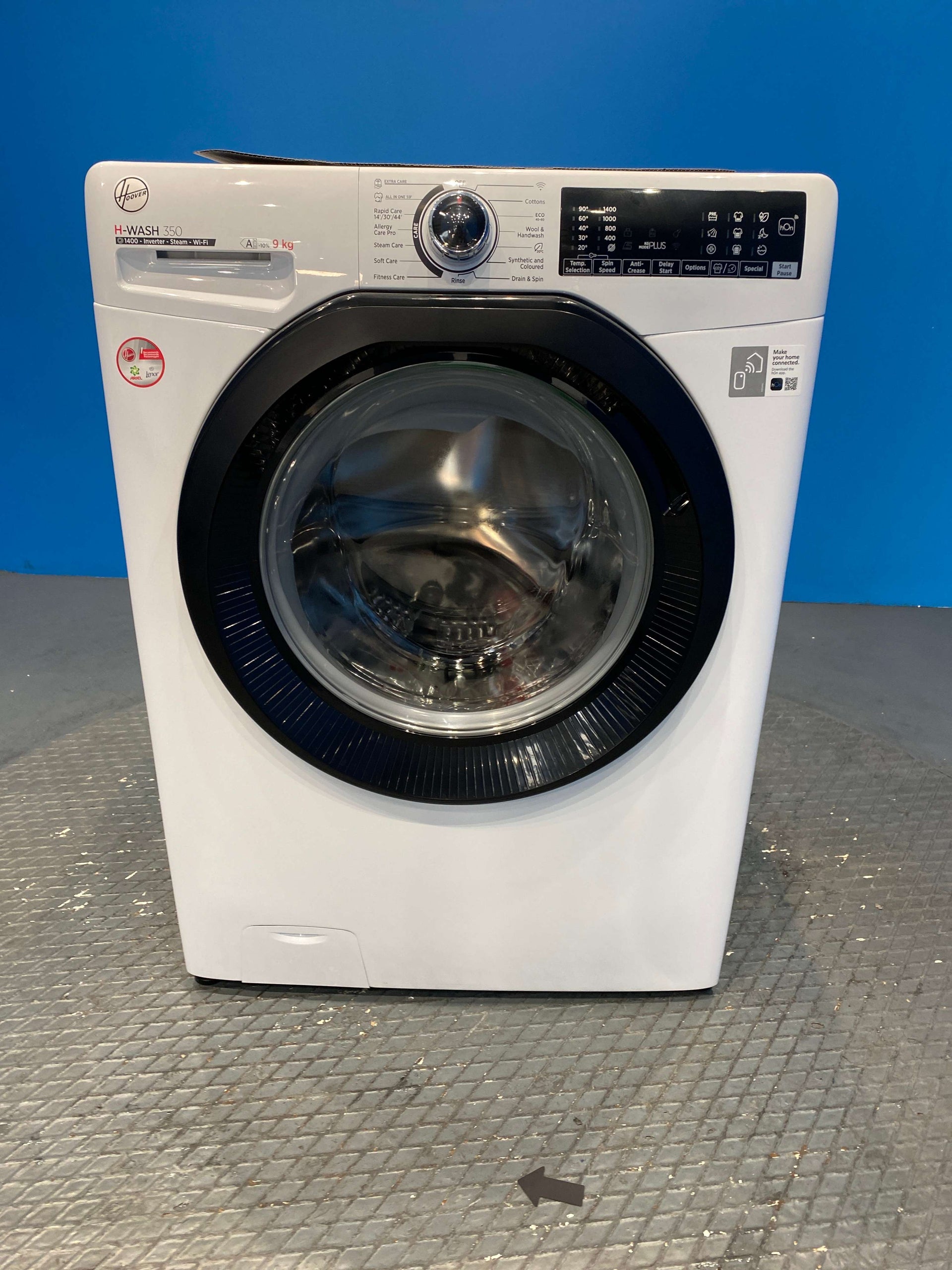 Hoover H3WPS496TAMB6 9kg 1400 Spin Washing Machine - White