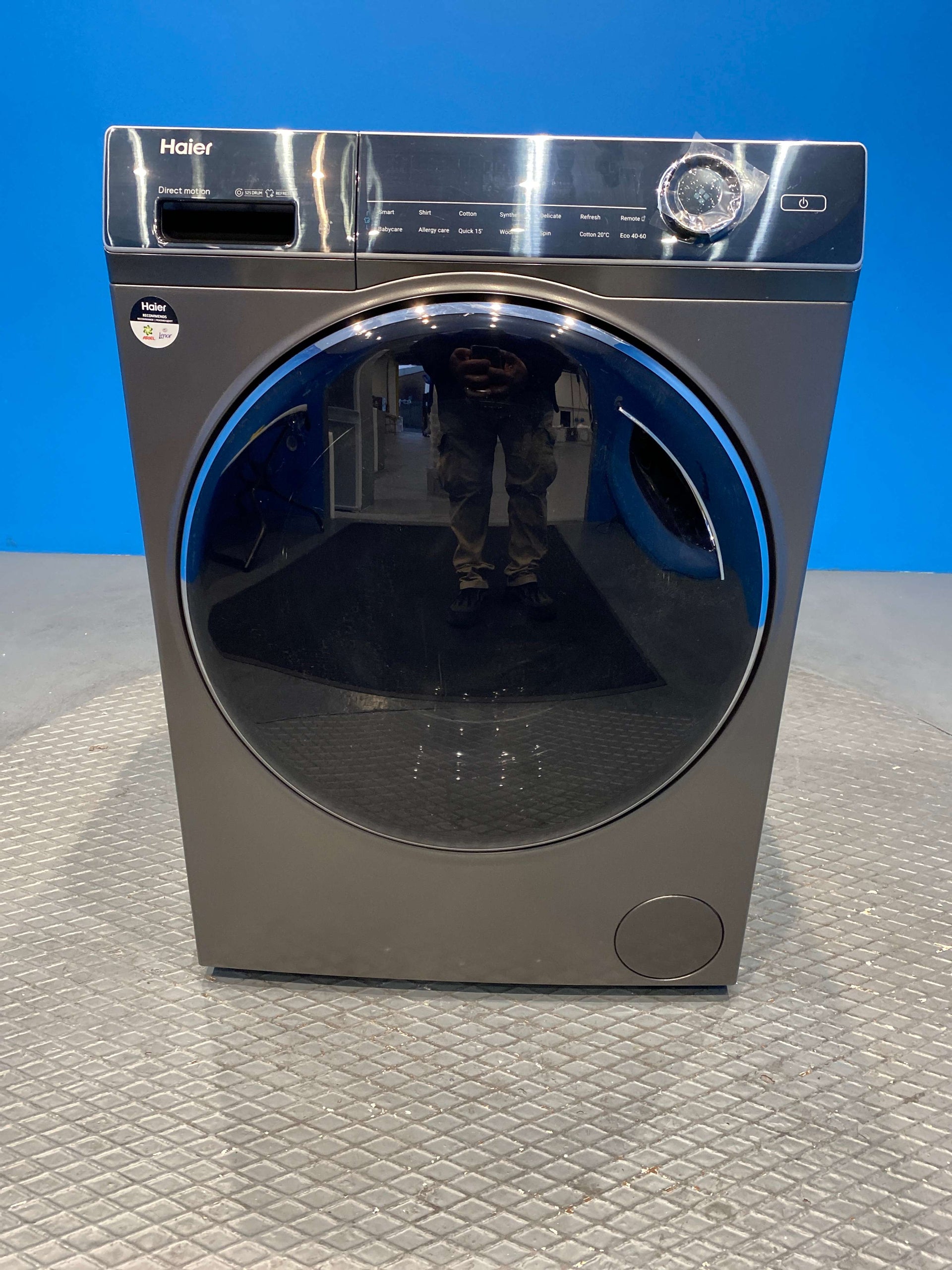 Haier HW100-B14979S8U1 10kg 1400 Spin Washing Machine - Anthracite