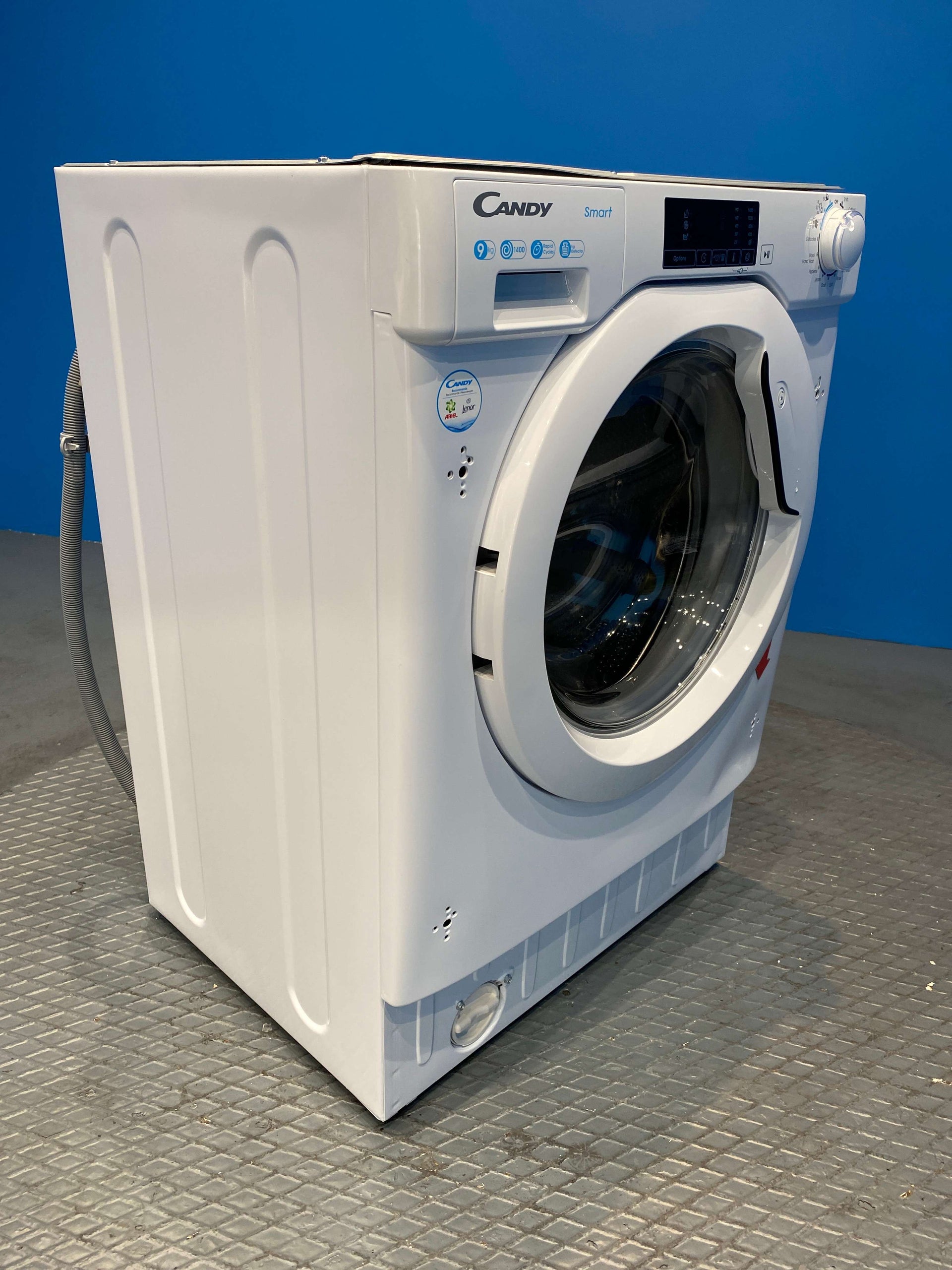 Candy CBW49D1W4 Integrated 9kg 1400 Spin Washing Machine - White