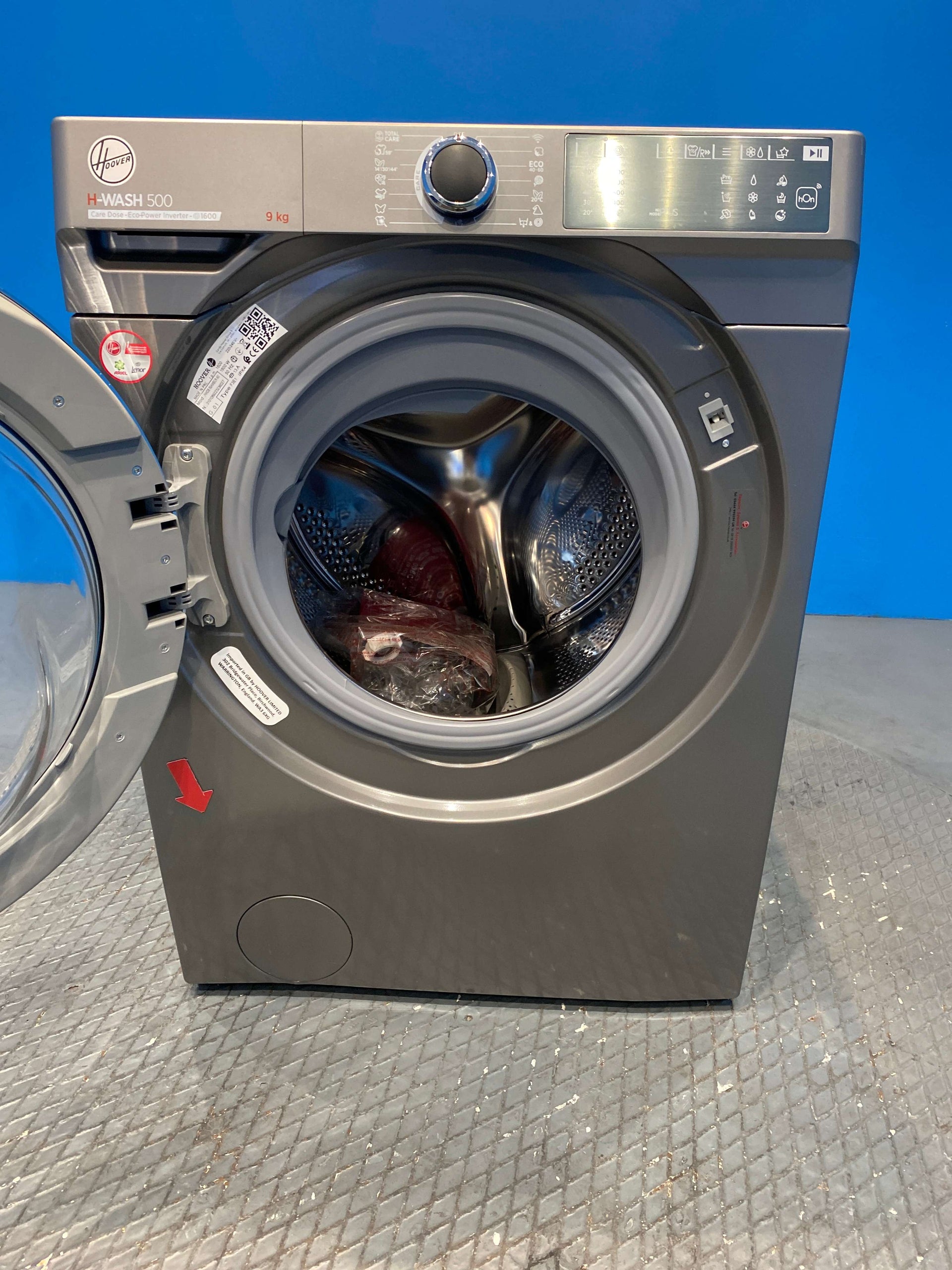 Hoover HWDB69AMBCR 9kg 1600 Spin Washing Machine - Anthracite