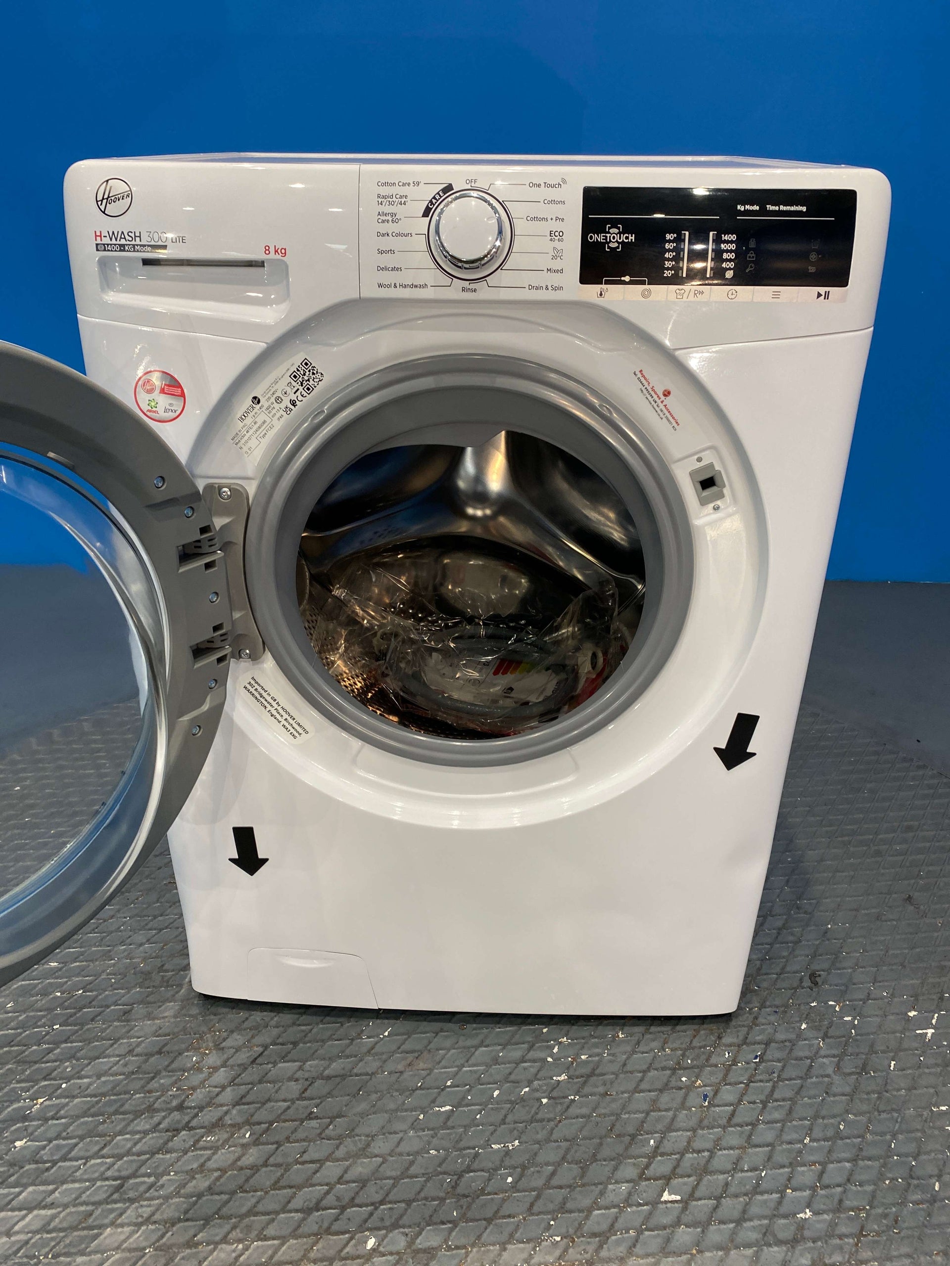 Hoover H3W48TE 8kg 1400 Spin Washing Machine - White