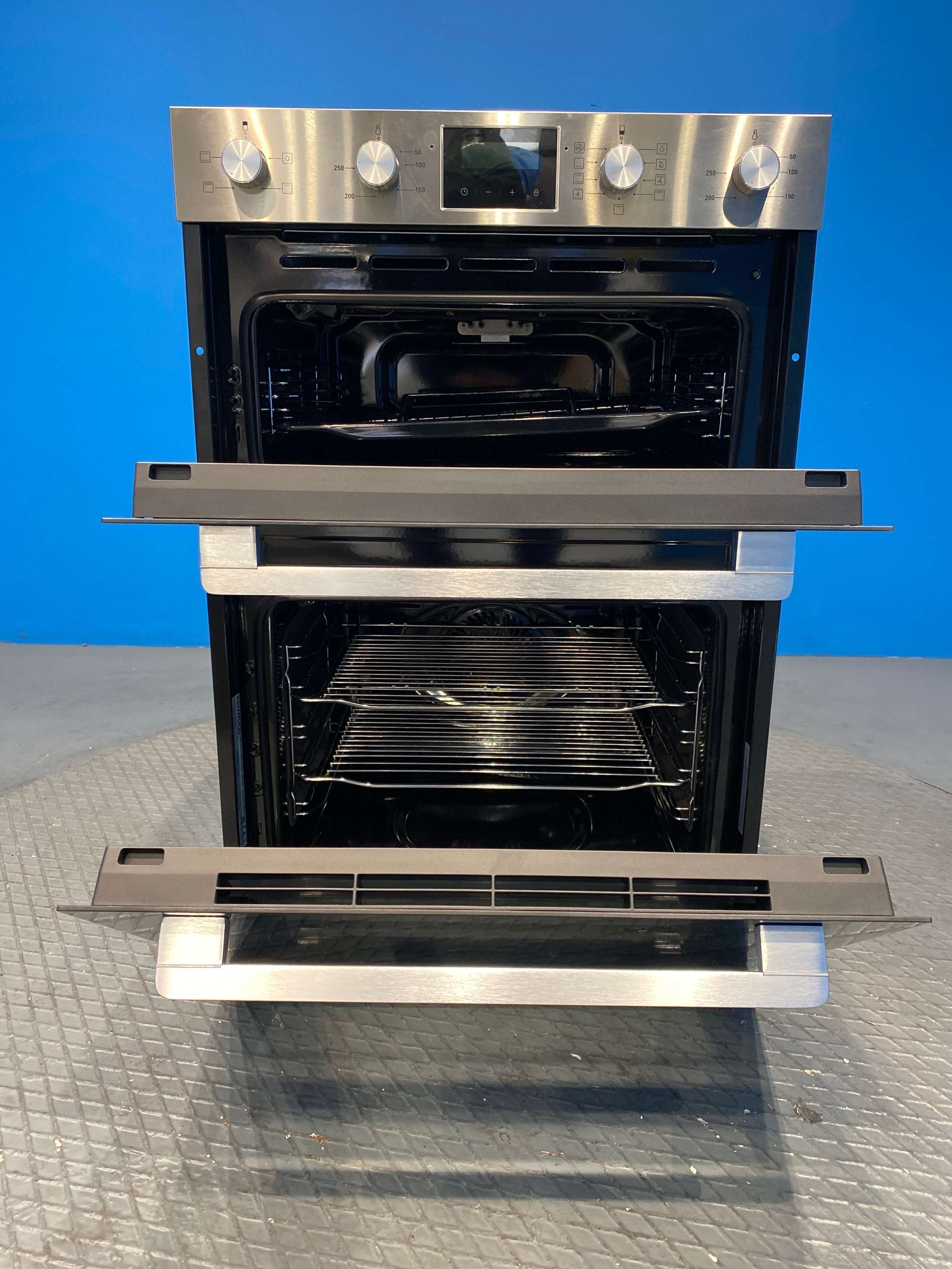 Kenwood KBIDOX21 Electric Double Oven - Black / Stainless Steel