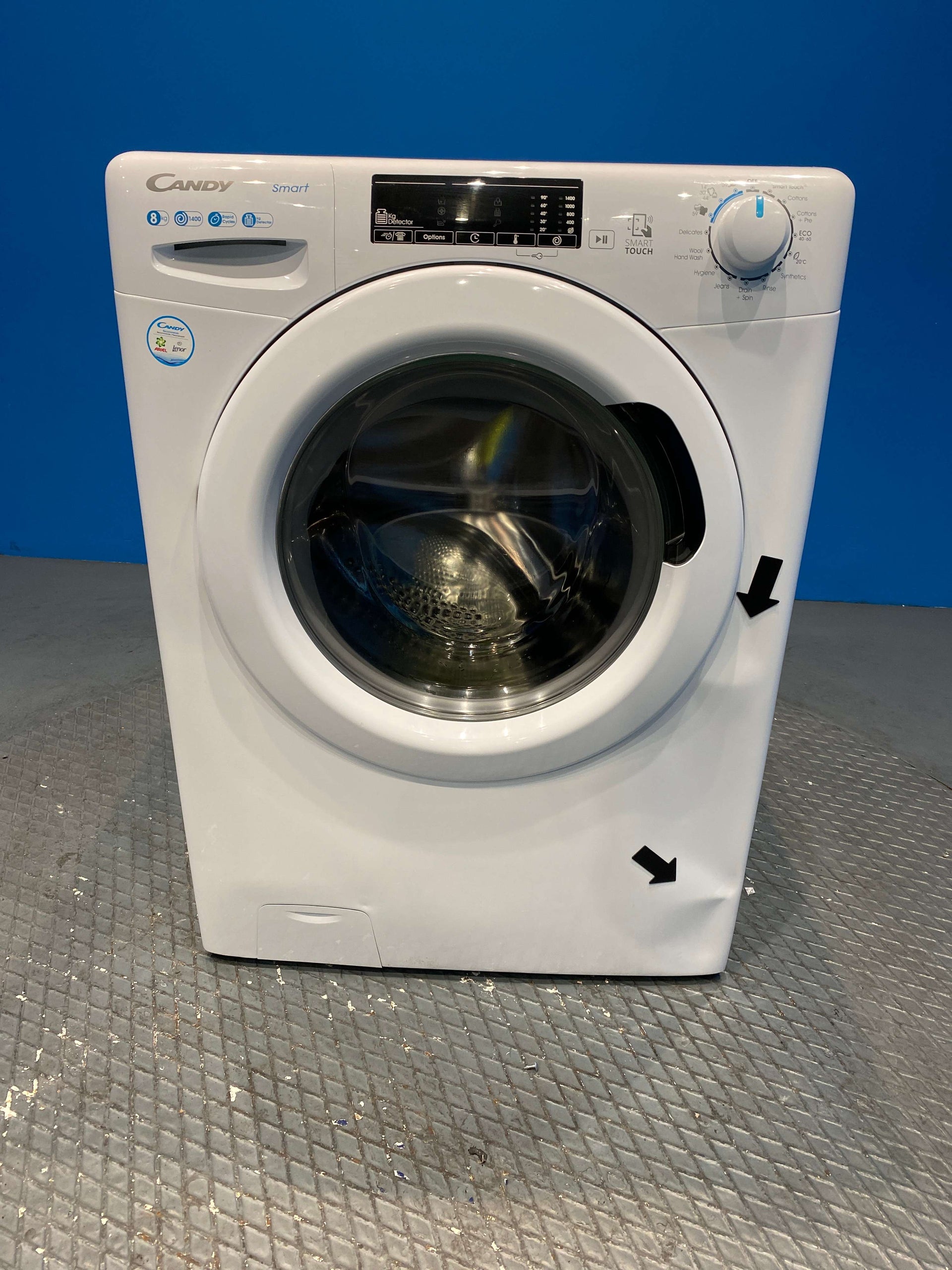 Candy CS148TW4 Freestanding Washing Machine 8kg 1400 Spin - White