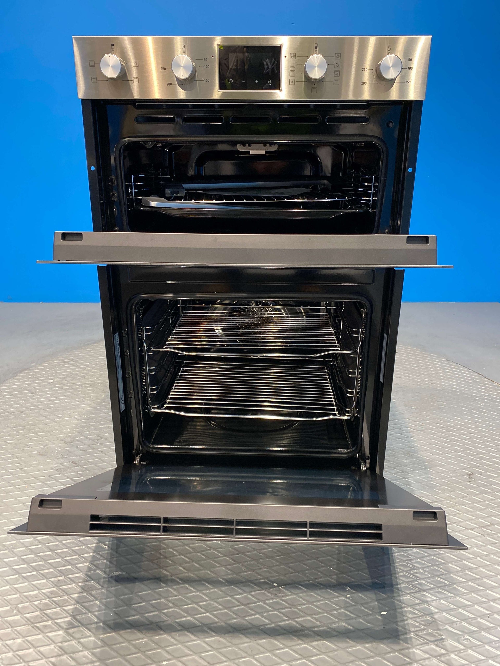 Kenwood KBIDOX21 Electric Double Oven - Black / Stainless Steel