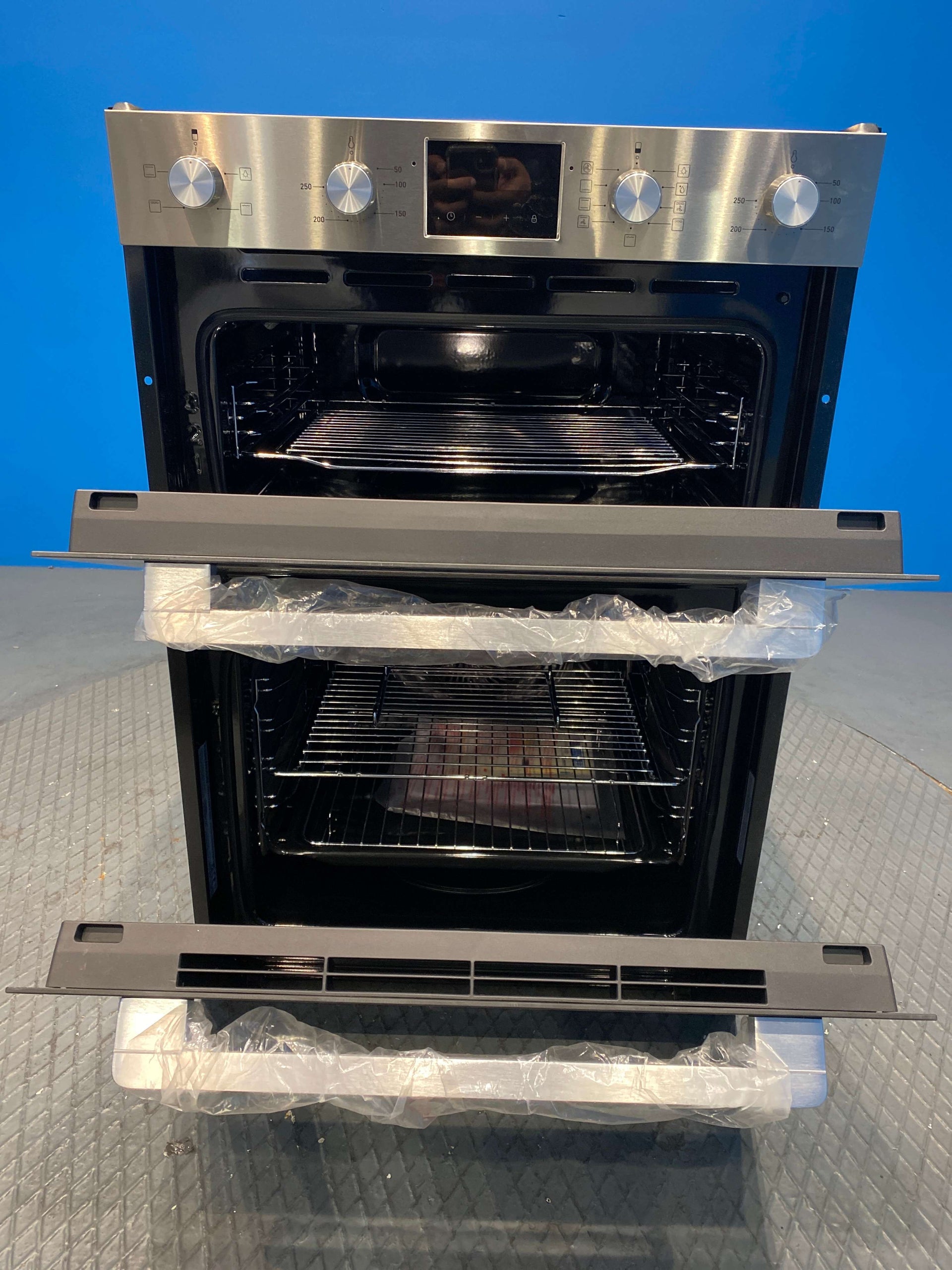 Kenwood KBIDOX21 Electric Double Oven - Black / Stainless Steel