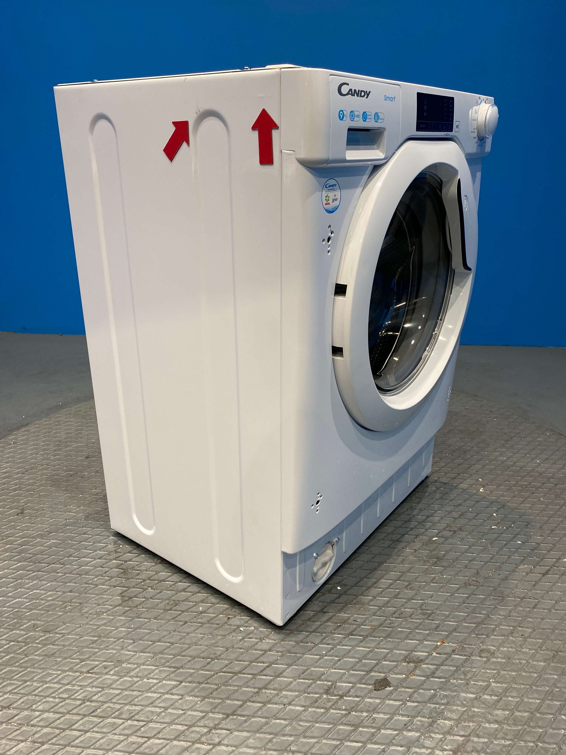 Candy CBW49D1W4 Integrated 9kg 1400 Spin Washing Machine - White