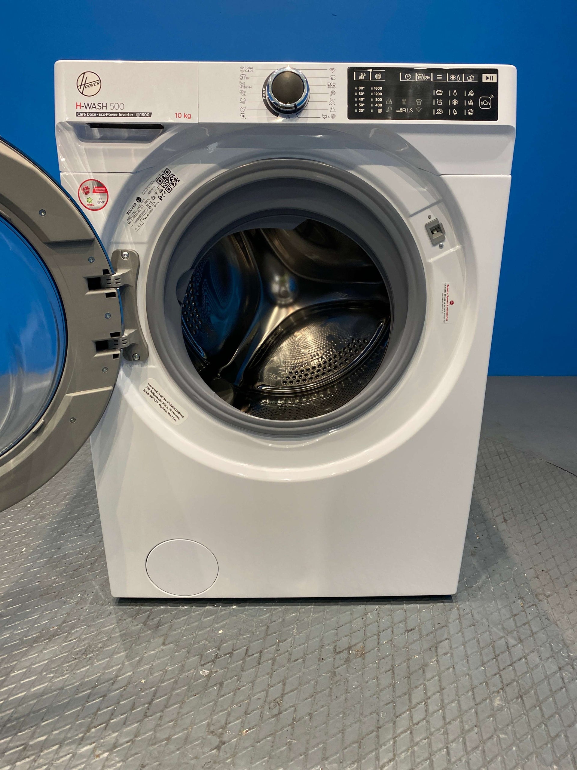 Hoover HWD610AMBC Freestanding Washing Machine 10kg 1600 Spin - White