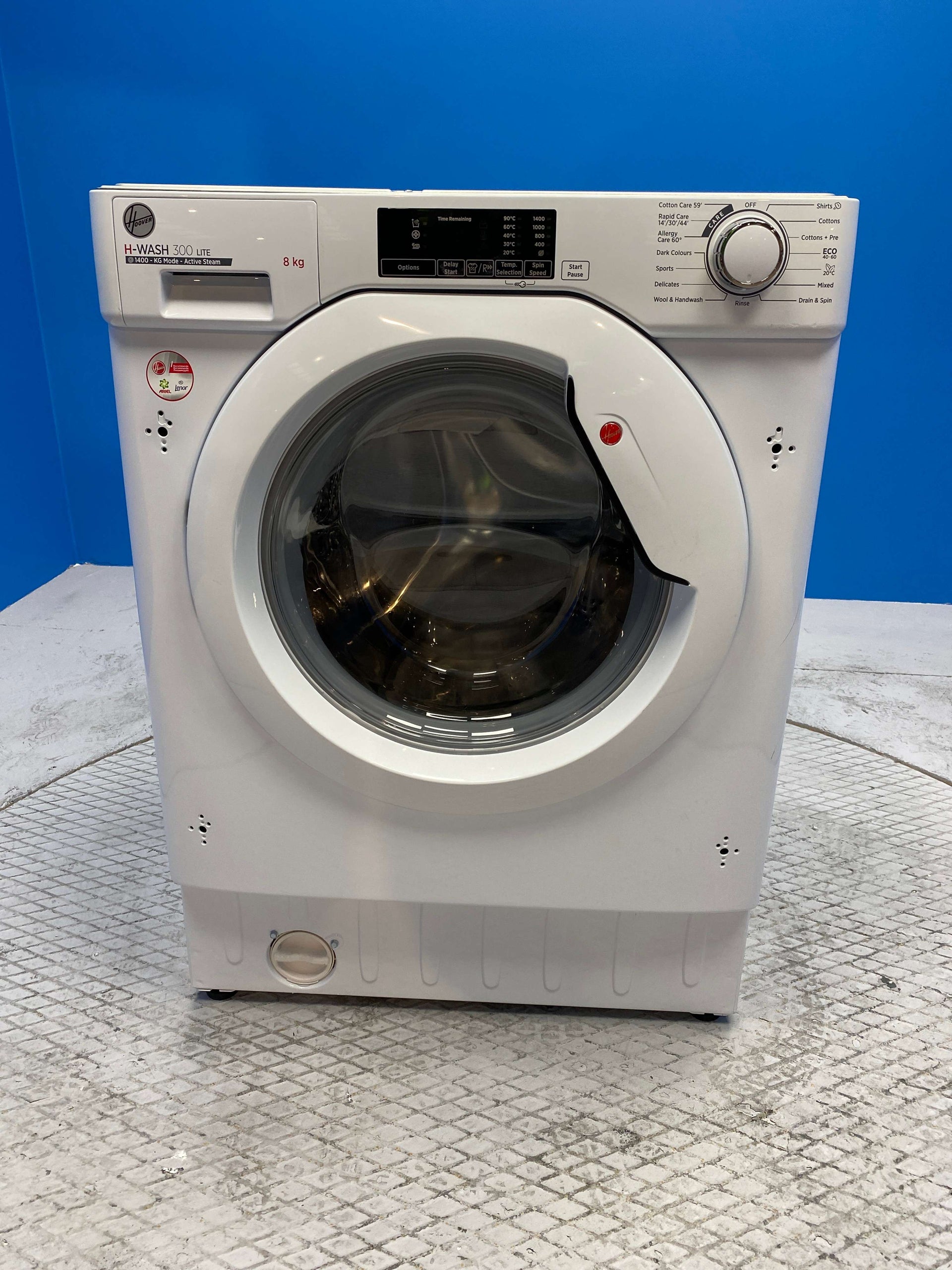 Hoover HBWS48D1W4 Integrated 8kg 1400 Spin Washing Machine - White