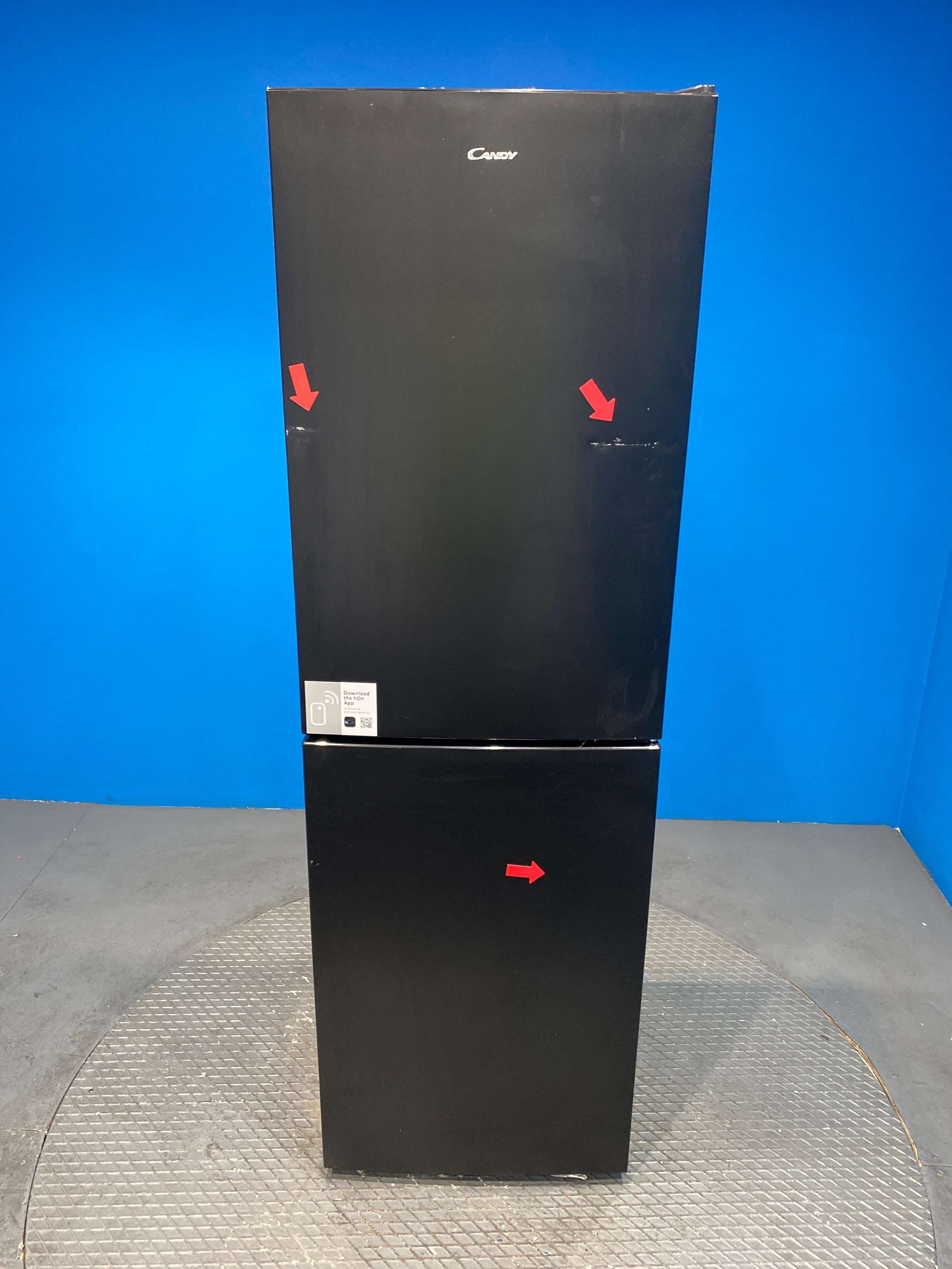 Candy CCT3L517EBK Fridge Freezer Combi 50/50 252 Litres - Black