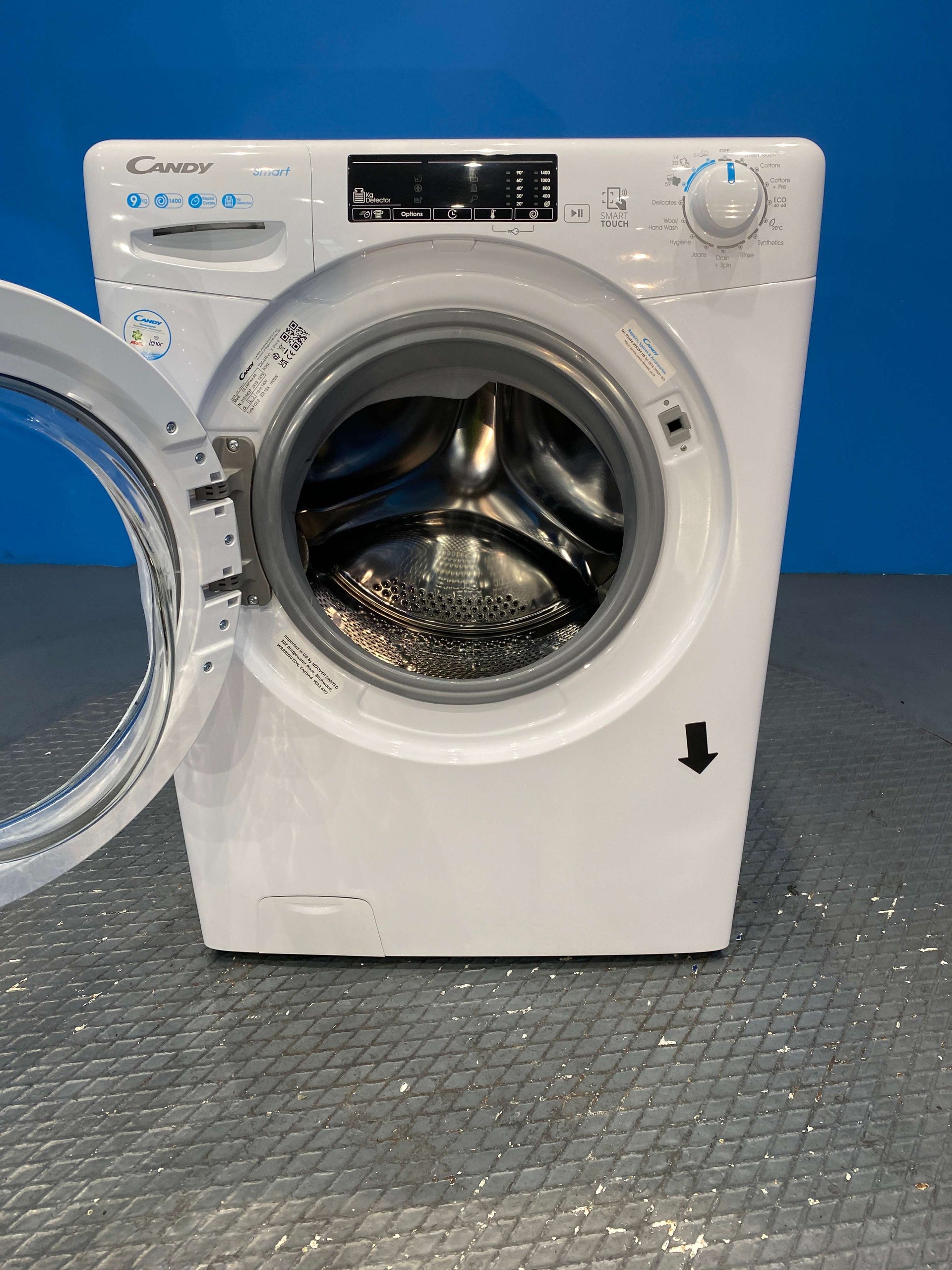 Candy CS149TW4 Freestanding Washing Machine 9kg 1400 Spin - White