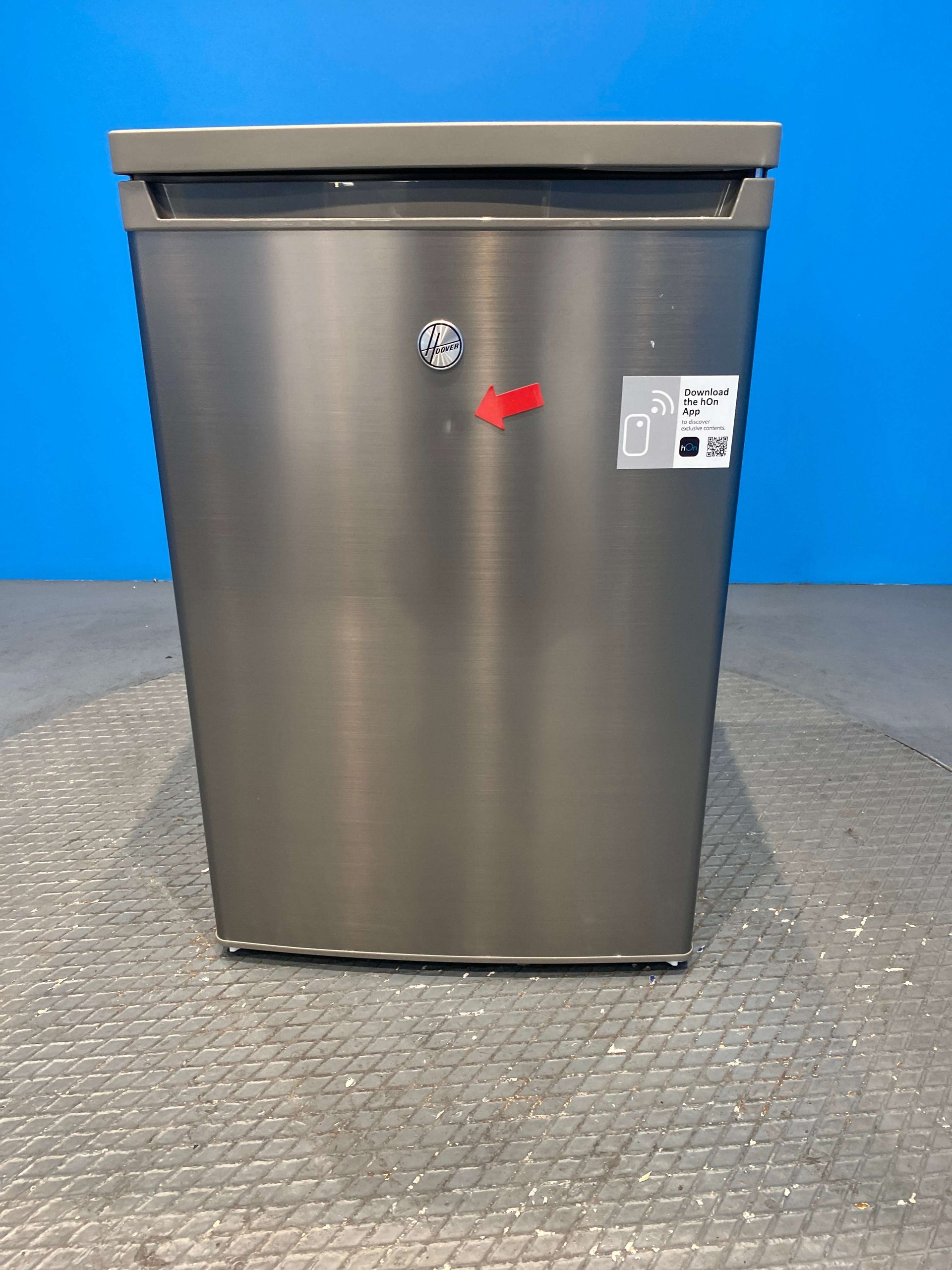 Hoover HOLHS58EXK 55cm Undercounter 127 Litre Larder Fridge - Silver