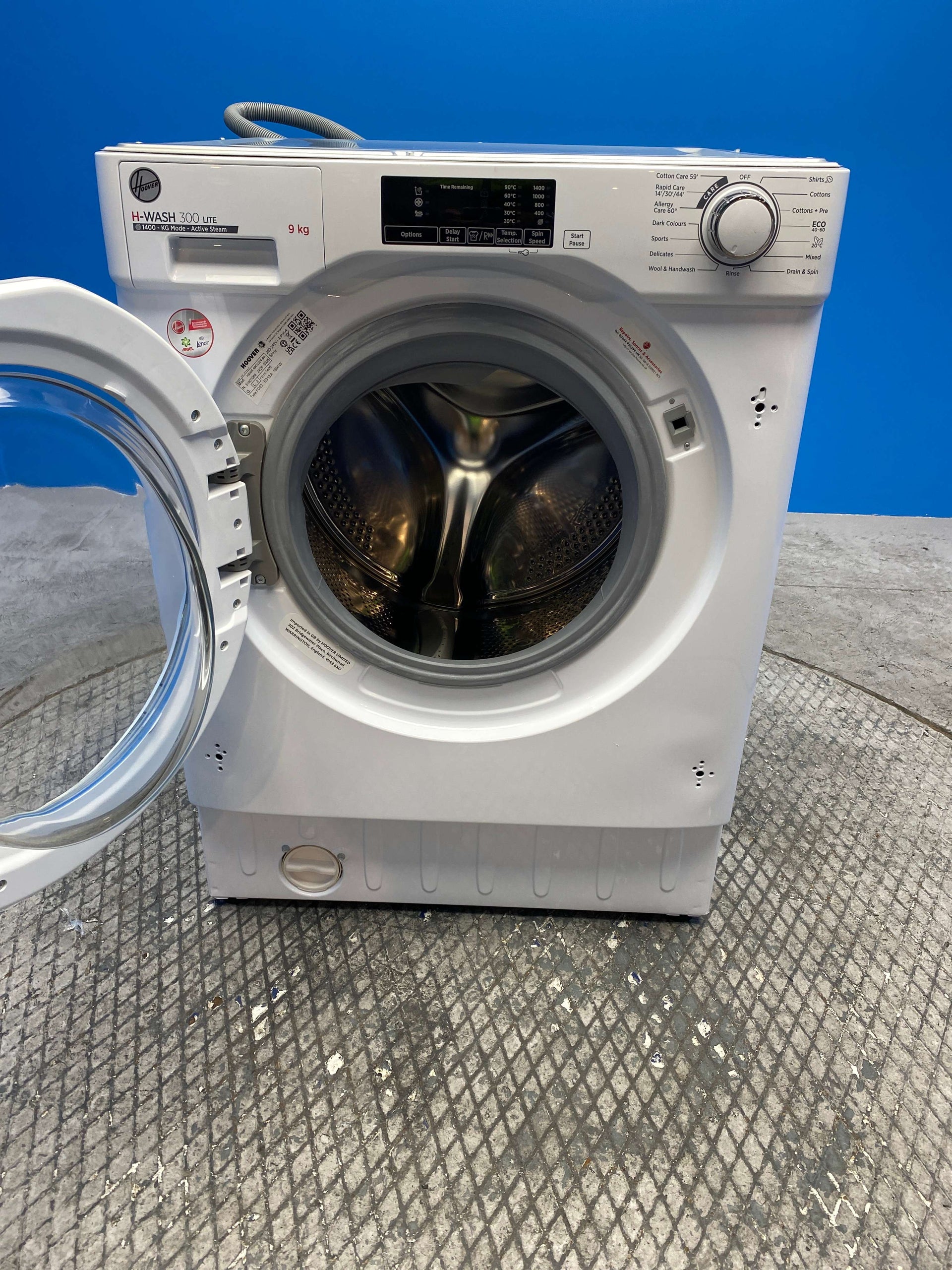 Hoover HBWS49D1W4 Integrated 9kg 1400 Spin Washing Machine - White