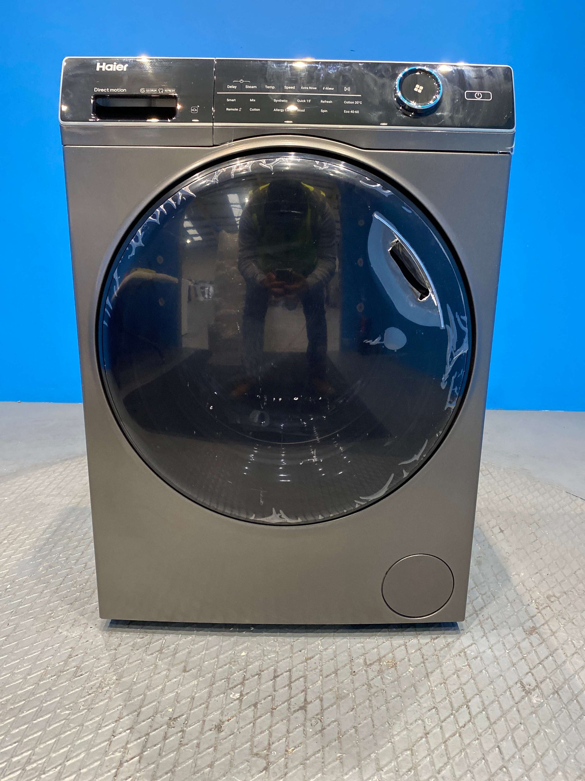 Haier HW80-B14959S8TU1 Series 5 8kg 1400 Spin Washing Machine - Graphite