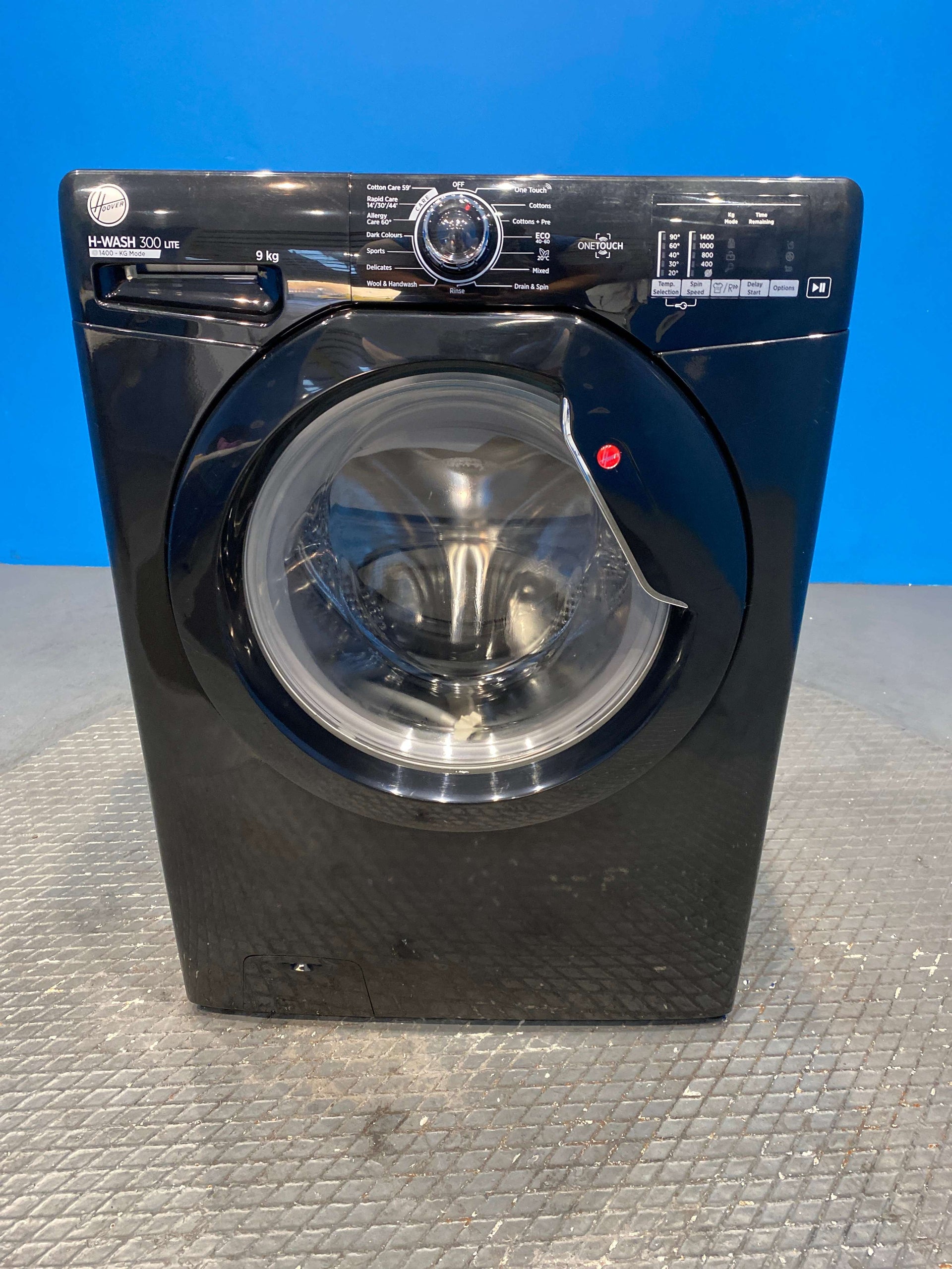 Hoover H3W492DABB4 Freestanding Washing Machine 9kg 1400 Spin - Black