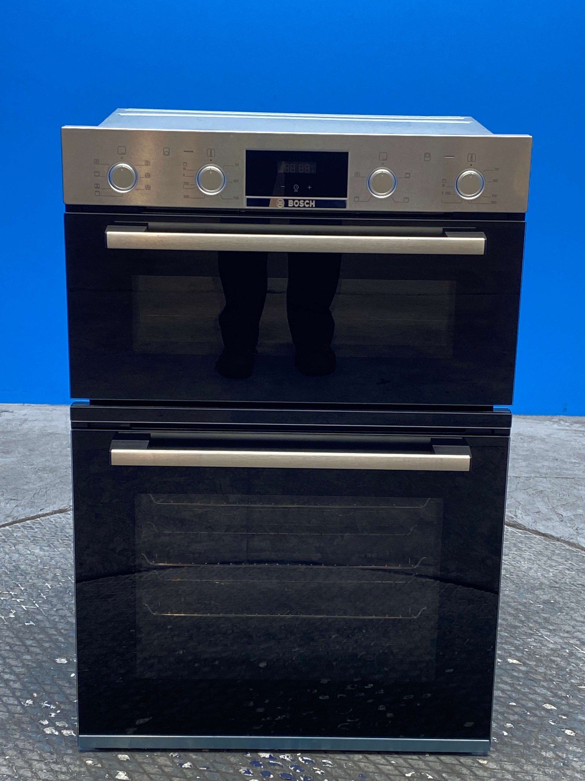 Bosch MBS533BS0B Built-In Double Oven with 3D Hotair