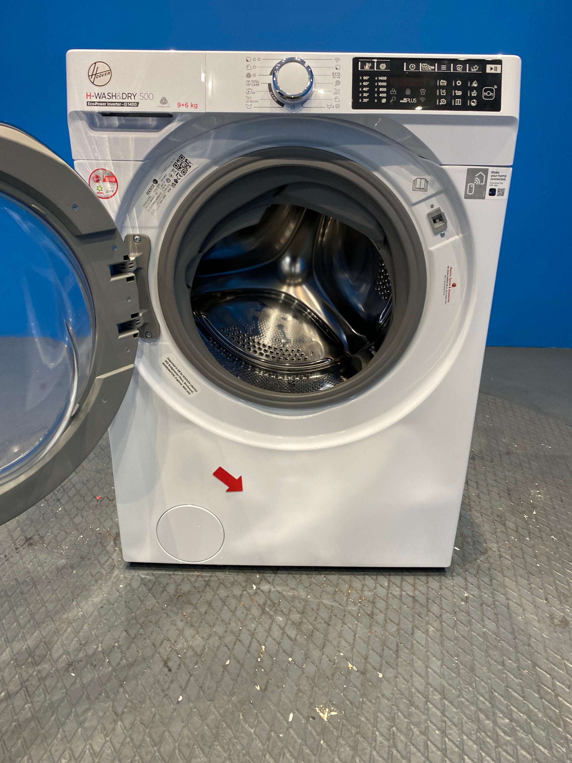 Hoover HD496AMC Freestanding Washer Dryer 9kg / 6kg 1400 Spin - White