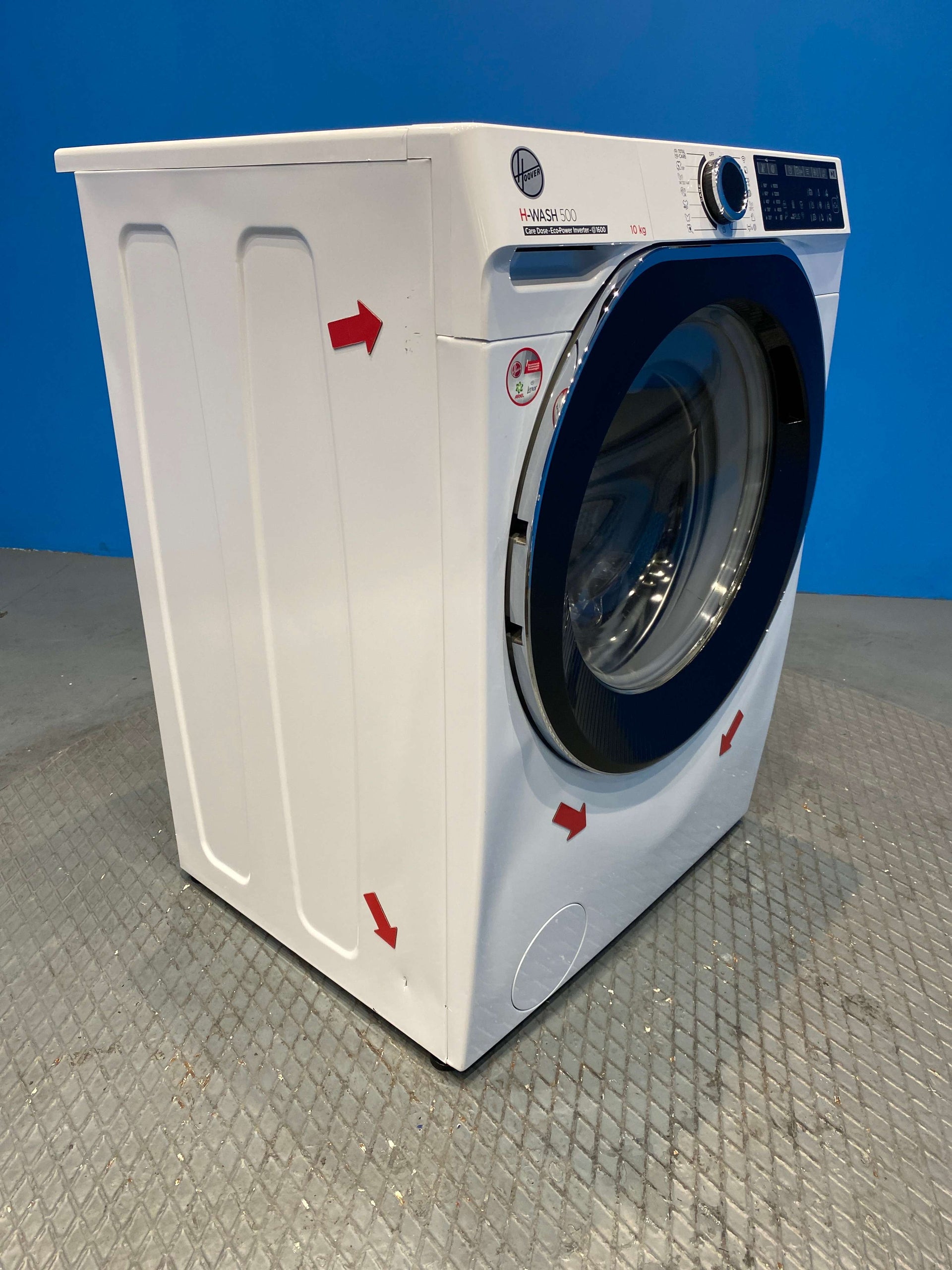 Hoover HWD610AMBC Freestanding Washing Machine 10kg 1600 Spin - White