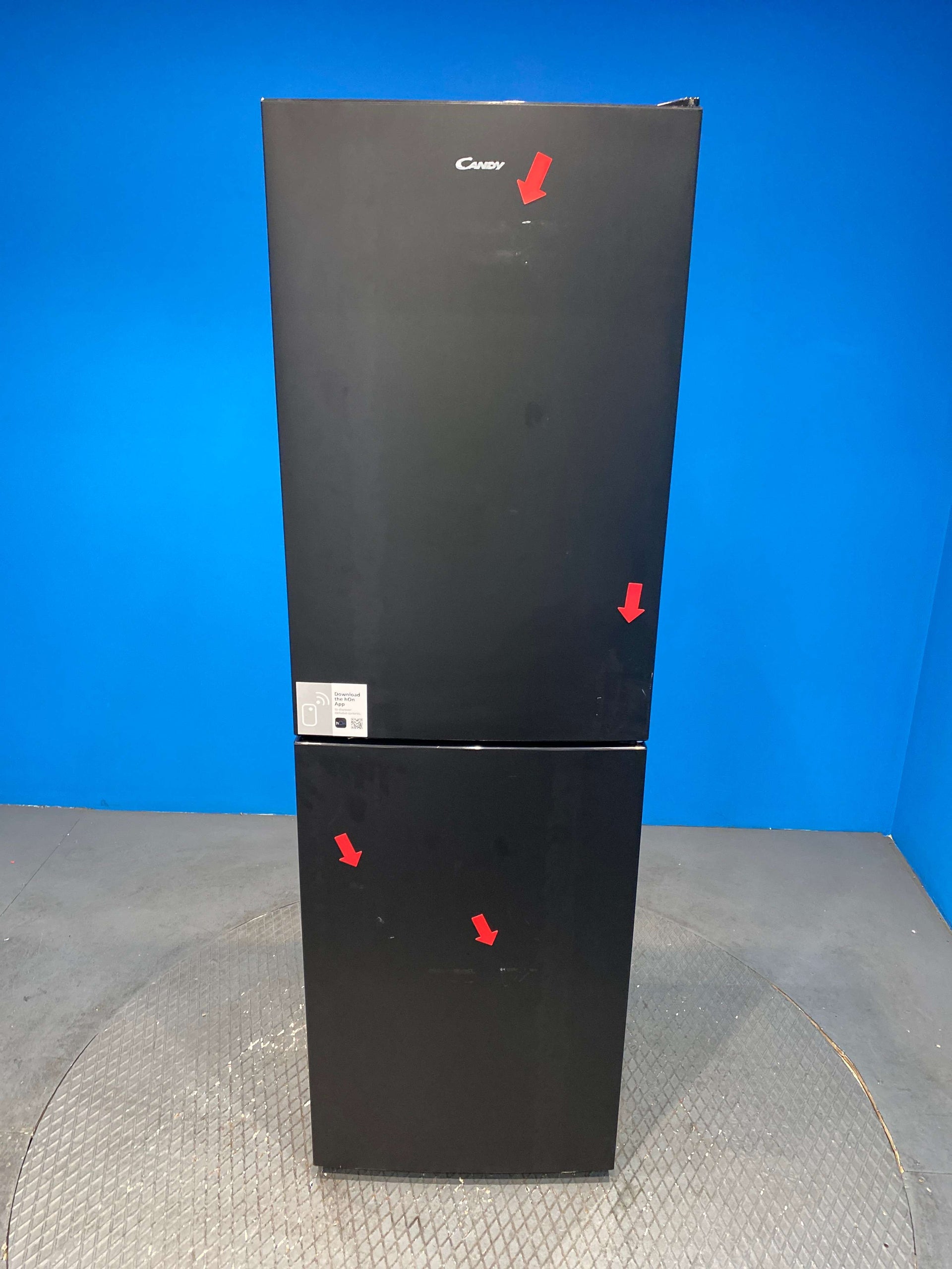 Candy CCT3L517EBK Fridge Freezer Combi 50/50 252 Litres - Black