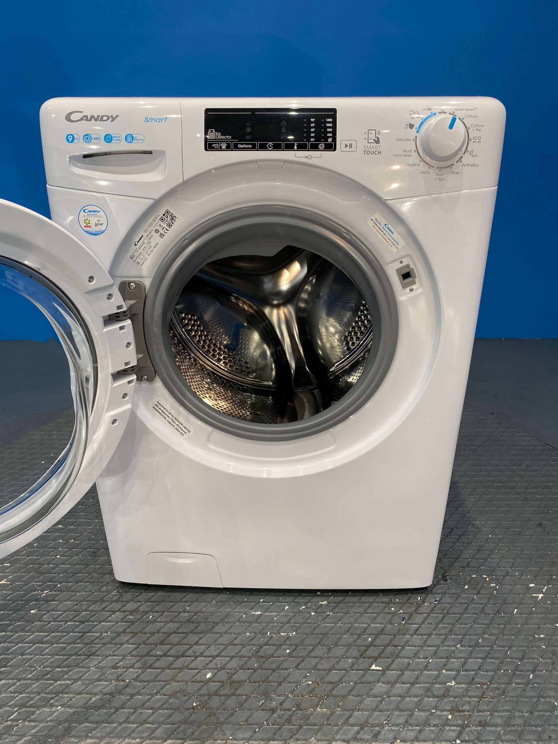 Candy CS149TW4 Freestanding Washing Machine 9kg 1400 Spin - White