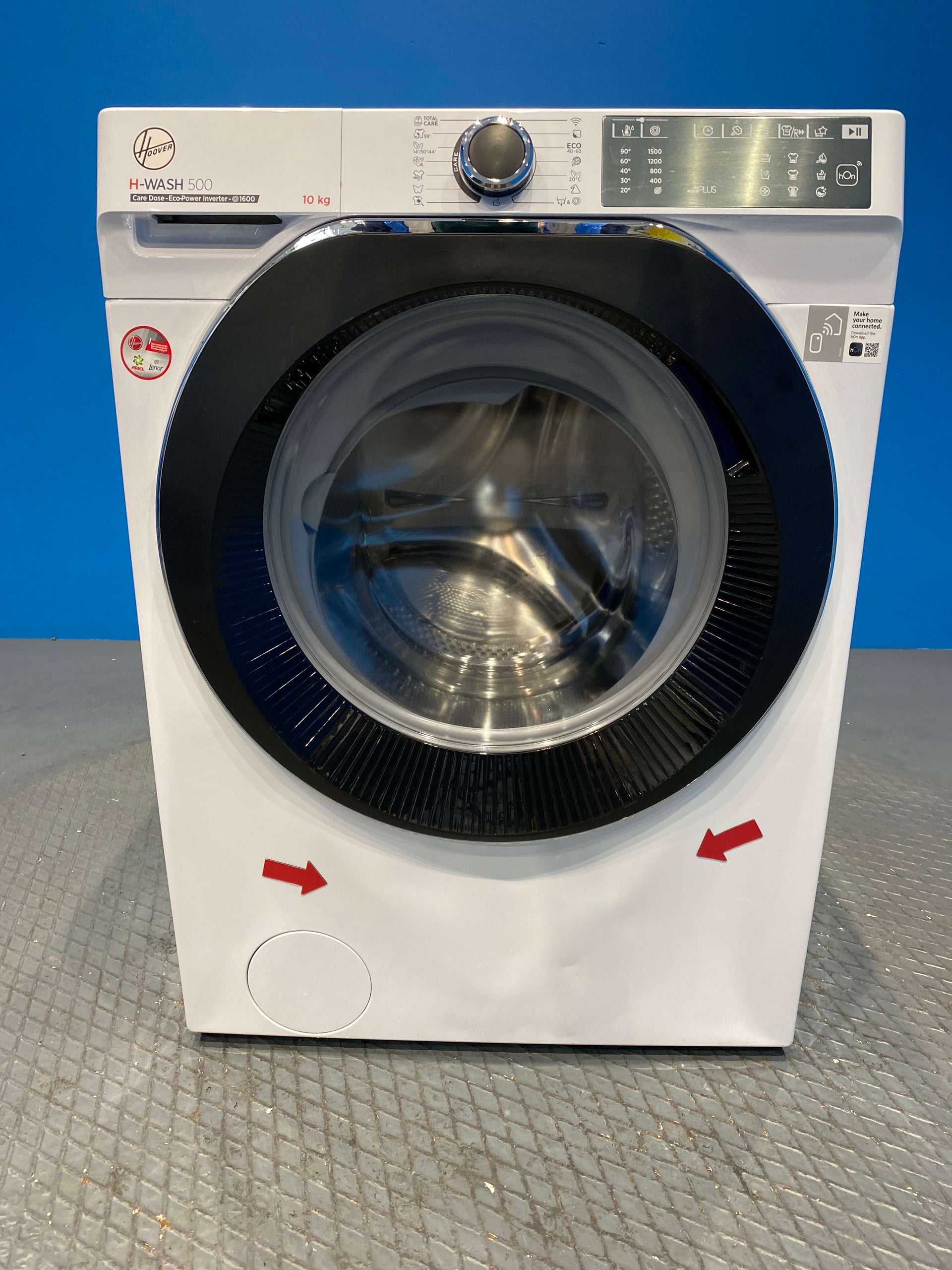 Hoover HWD610AMBC Freestanding Washing Machine 10kg 1600 Spin - White