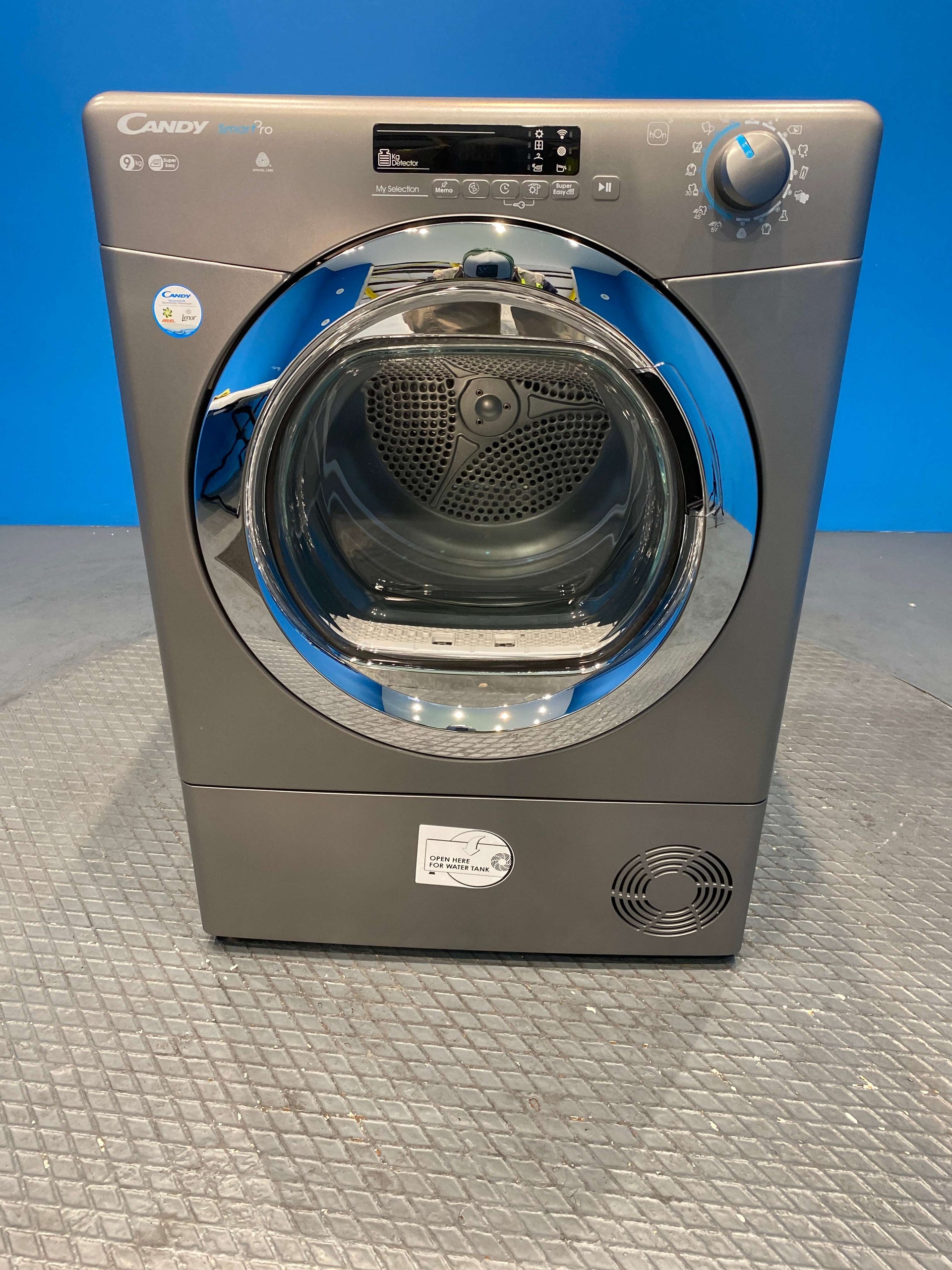 Candy CSOEC9DCRG Smart Pro 9kg Condenser Tumble Dryer - Graphite