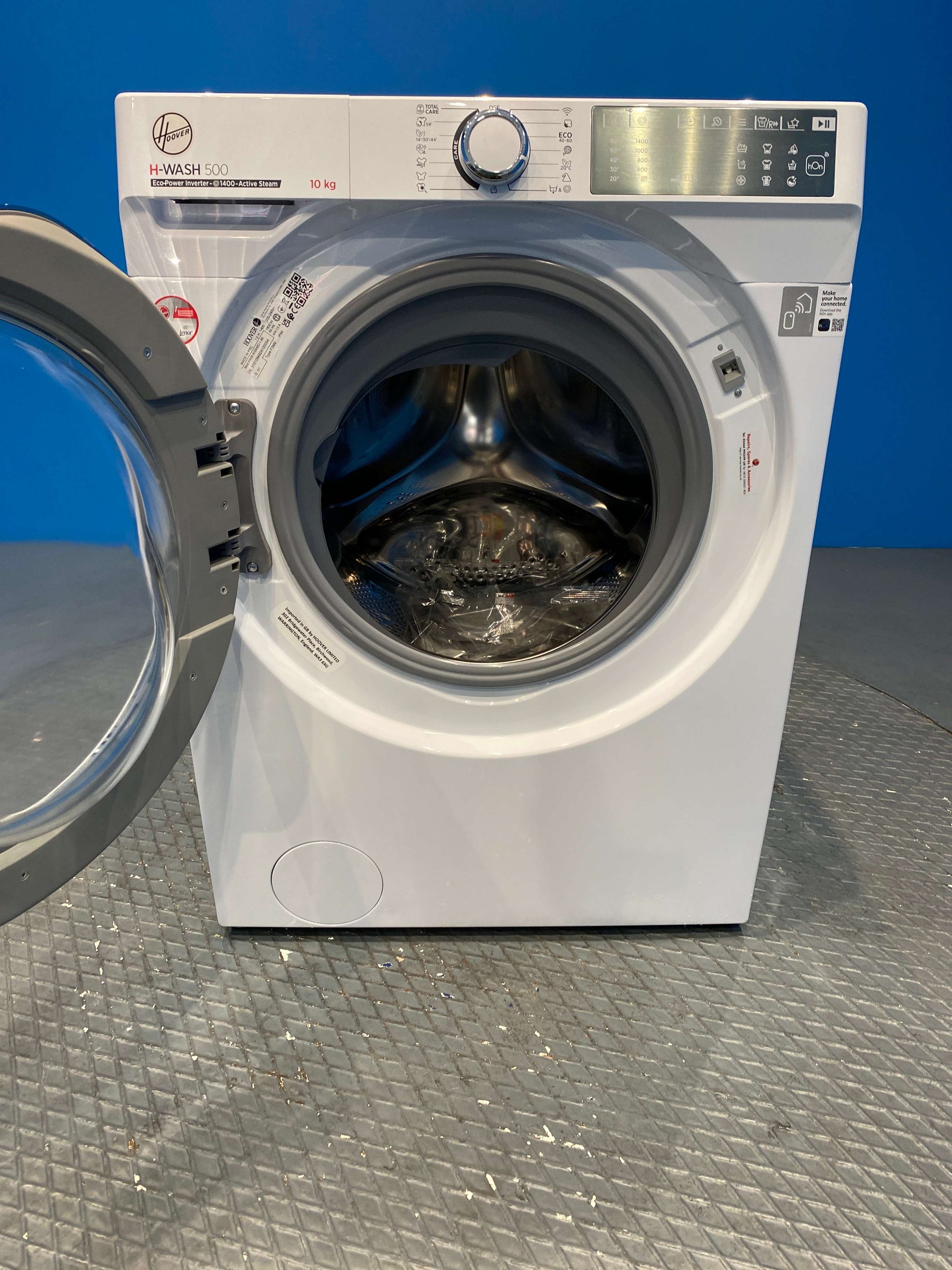 Hoover HWB410AMC Freestanding Washing Machine 10kg 1400 Spin - White