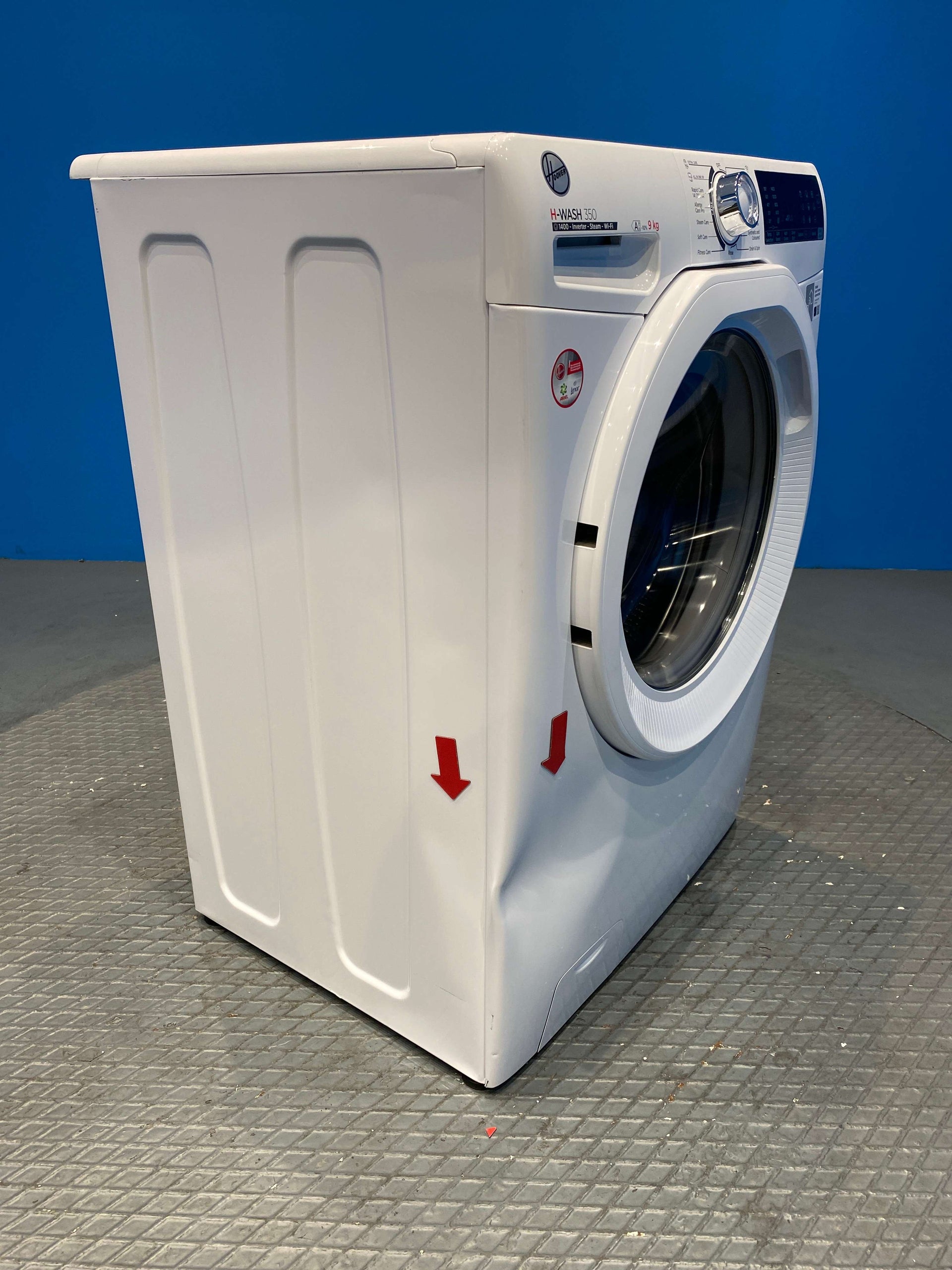 Hoover H3WPS496TAM6 Freestanding Washing Machine 9kg 1400 Spin - White