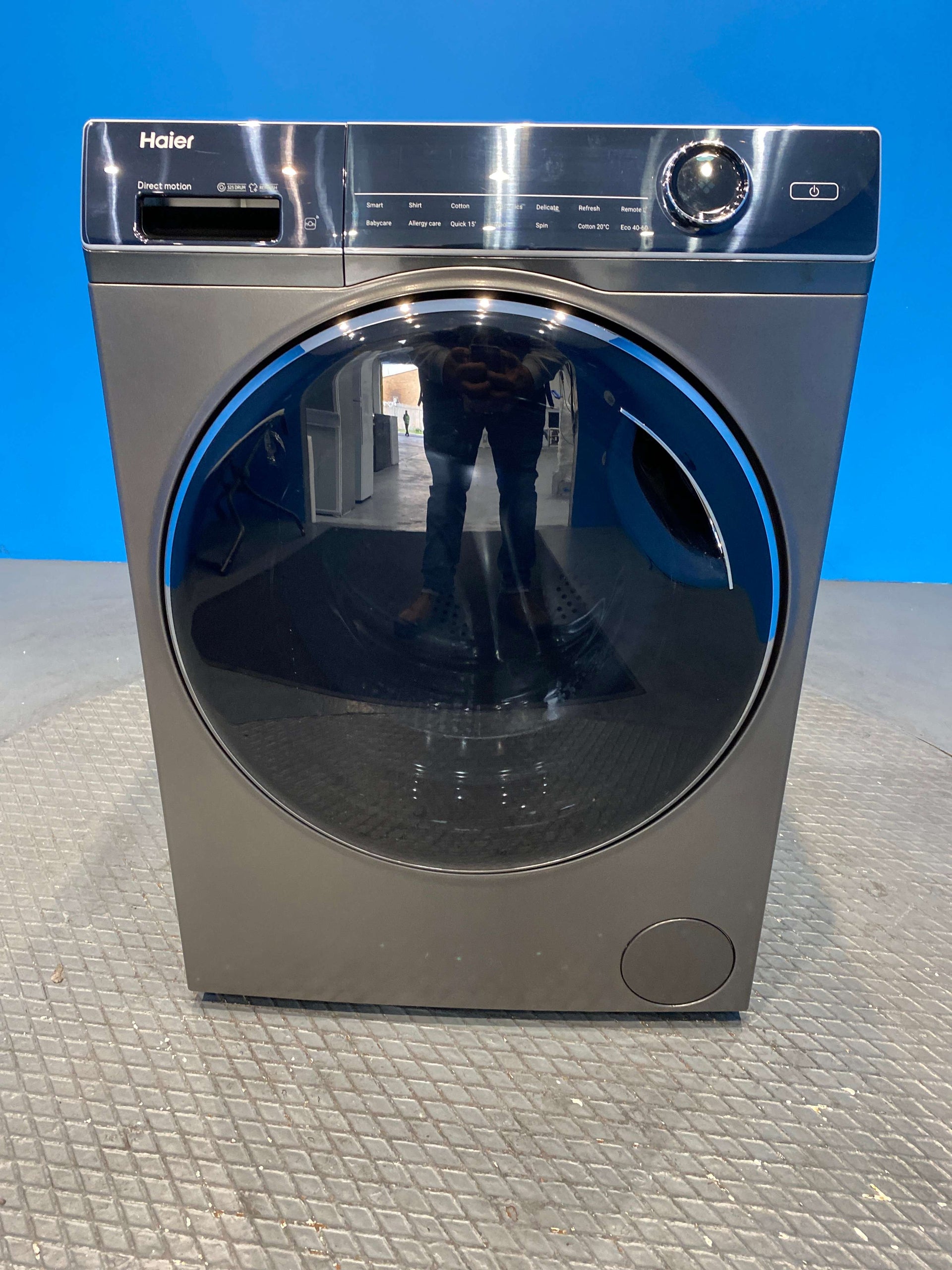 Haier HW100-B14979S8U1 10kg 1400 Spin Washing Machine - Anthracite