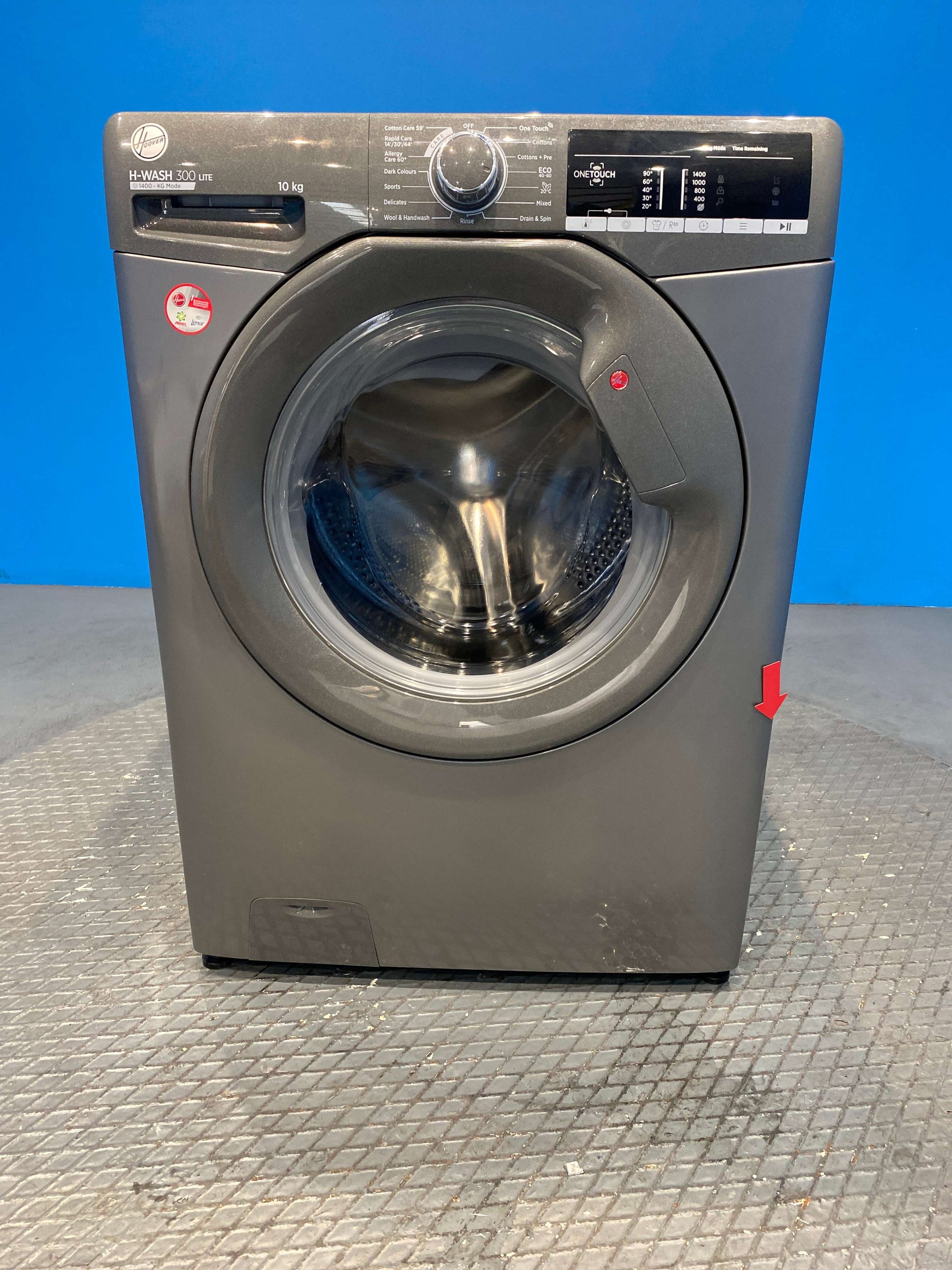 Hoover H3W410TAGGE 10kg 1400 Spin Washing Machine - Anthracite