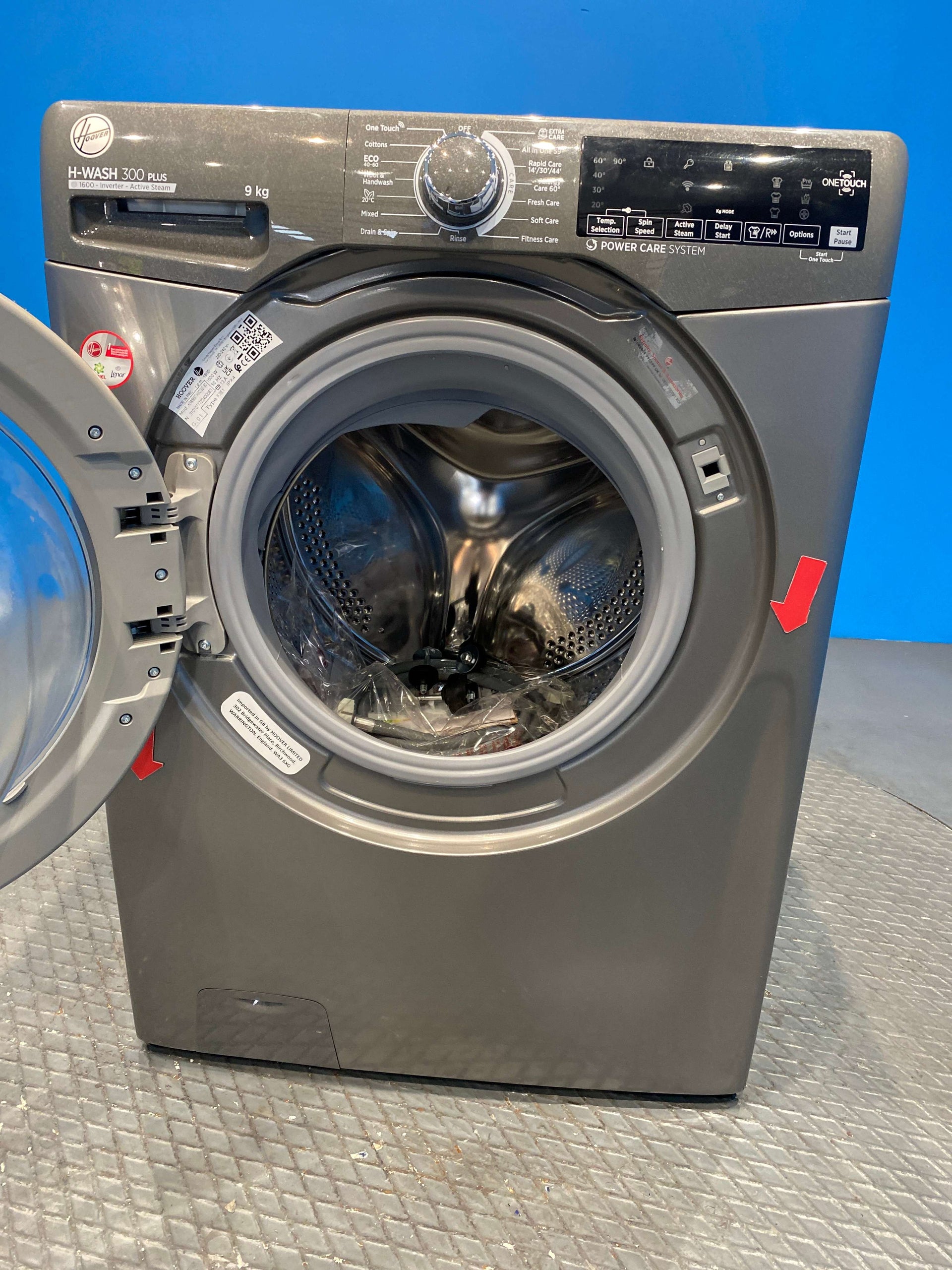 Hoover H3WS69TAMCGE 9kg 1600 Spin Washing Machine - Anthracite