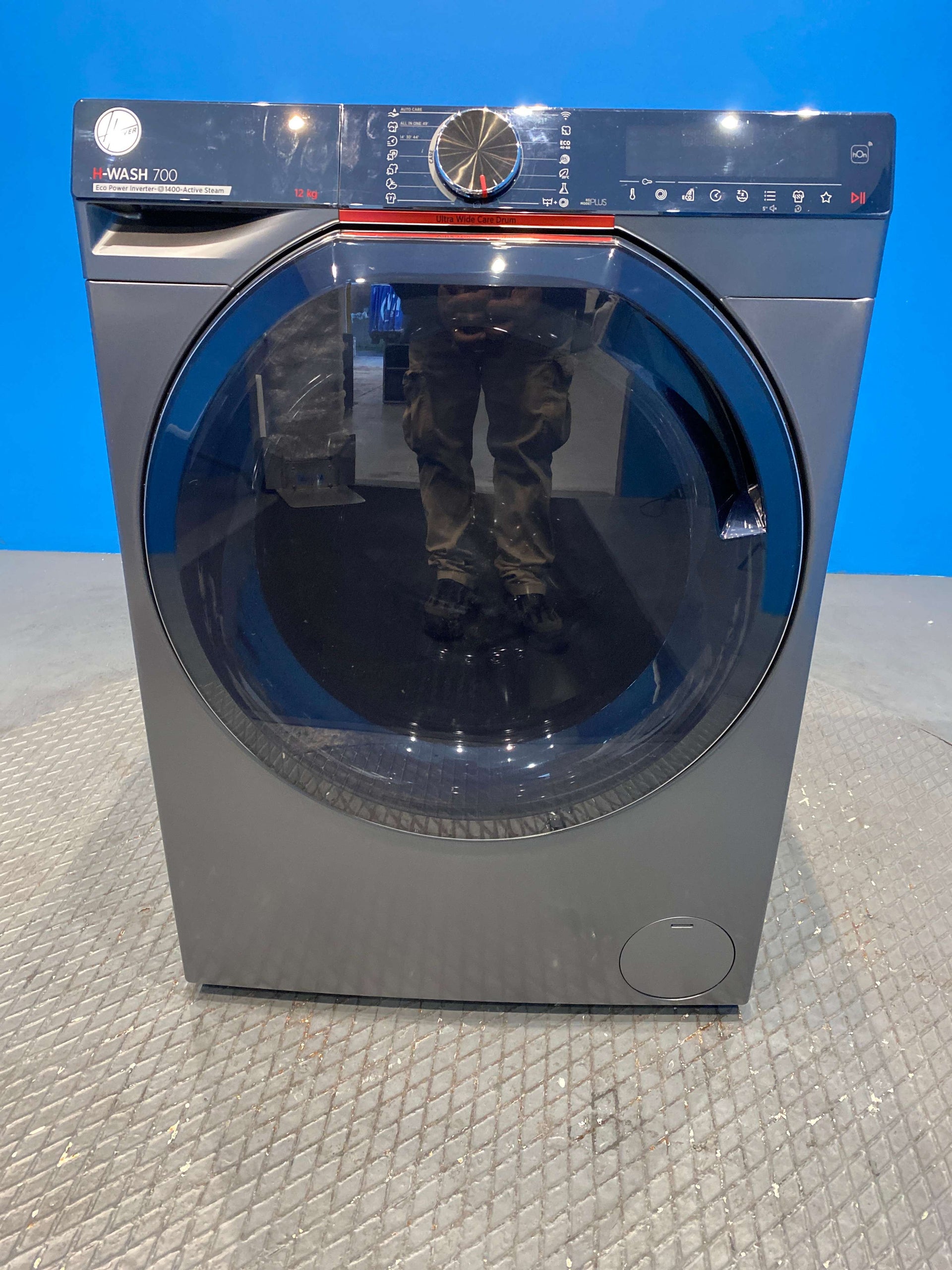 Hoover H7W412MBCR 12kg 1200 Spin Washing Machine - Graphite