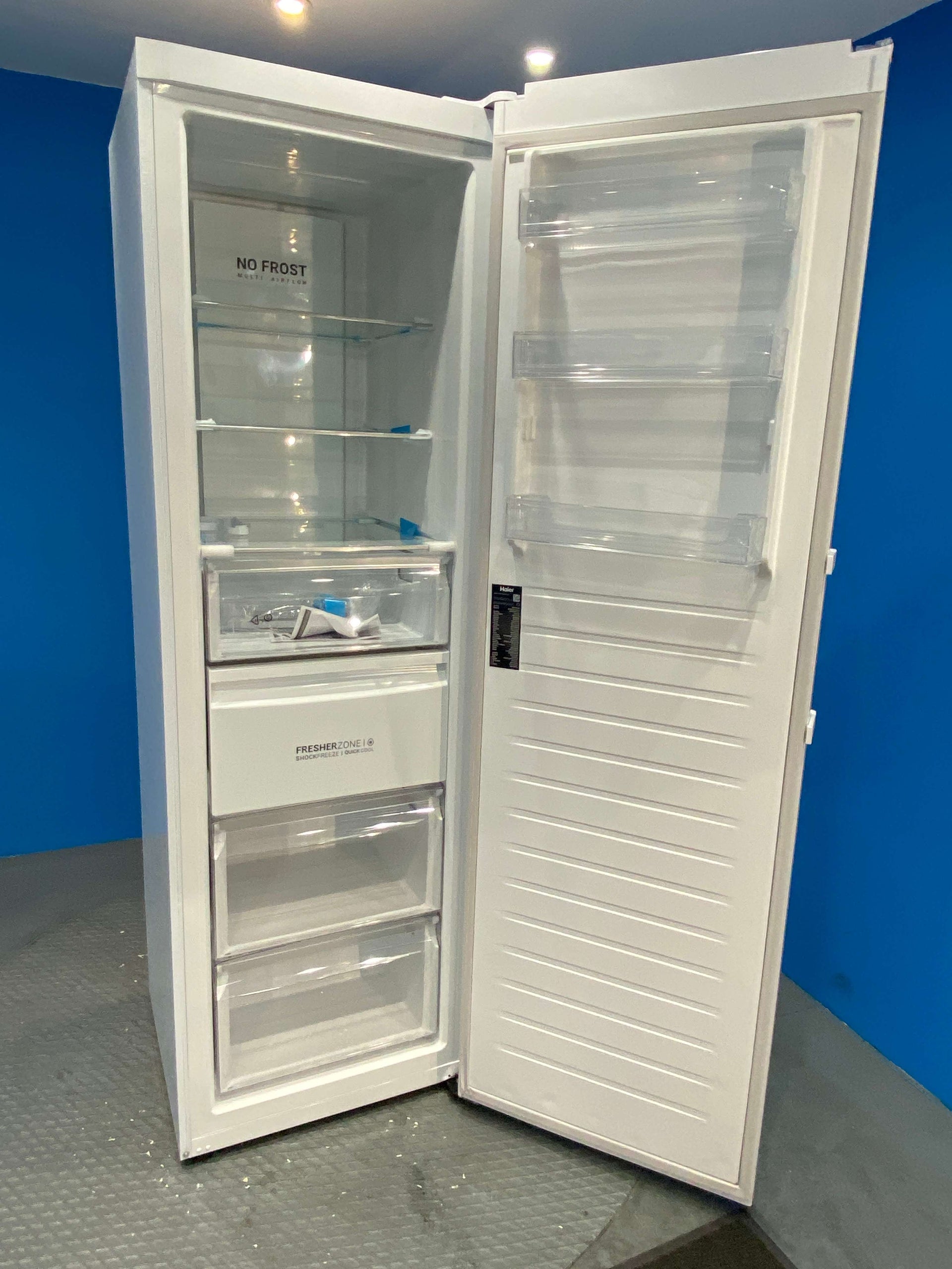 Haier H3F330WEH1 Instaswitch 330 Litre Upright Freezer - White