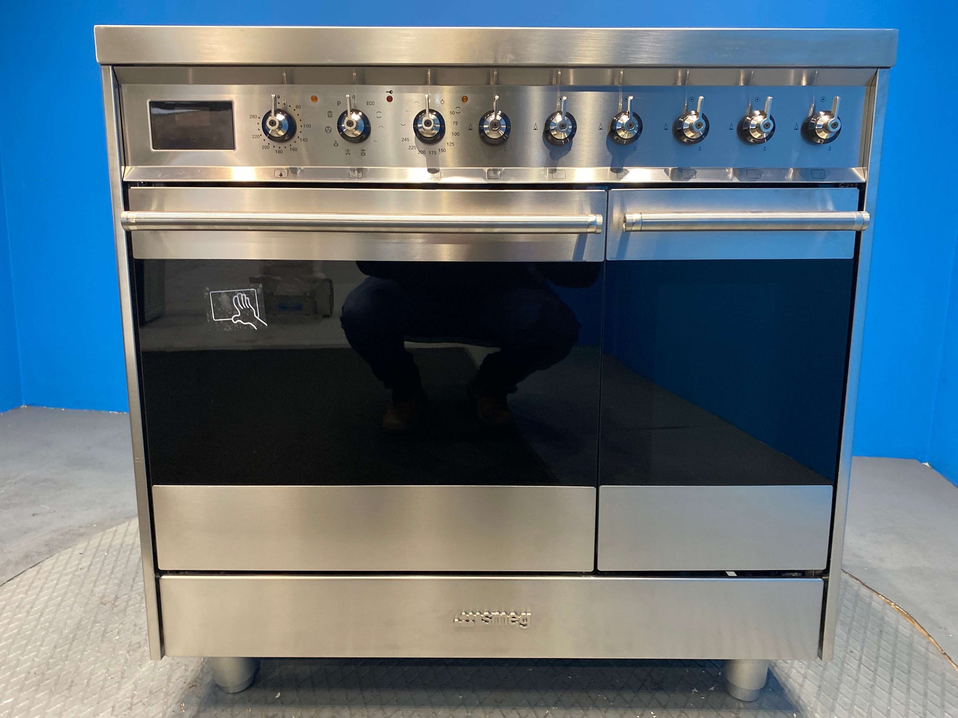 Smeg C92GPX9 90cm Dual Fuel Range Cooker - Stainless Steel