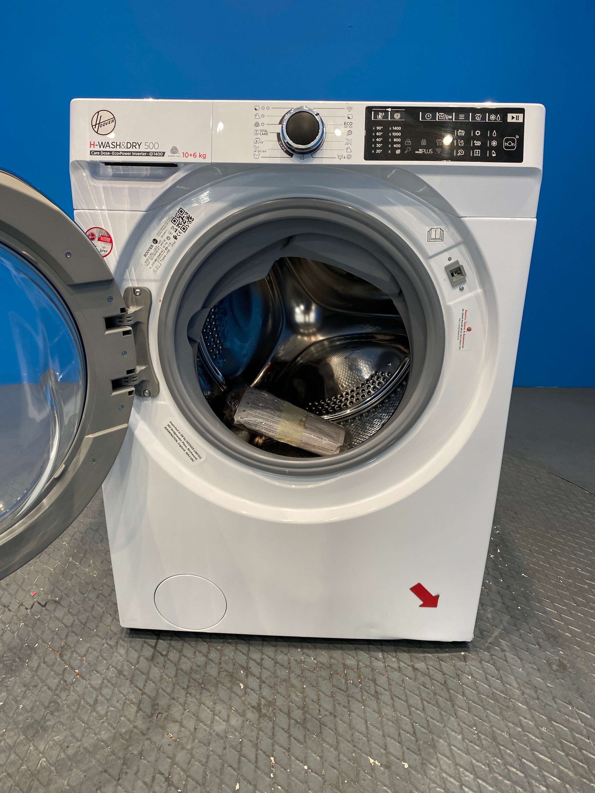 Hoover HDD4106AMBC Washer Dryer 10/6kg 1400rpm Class A - White