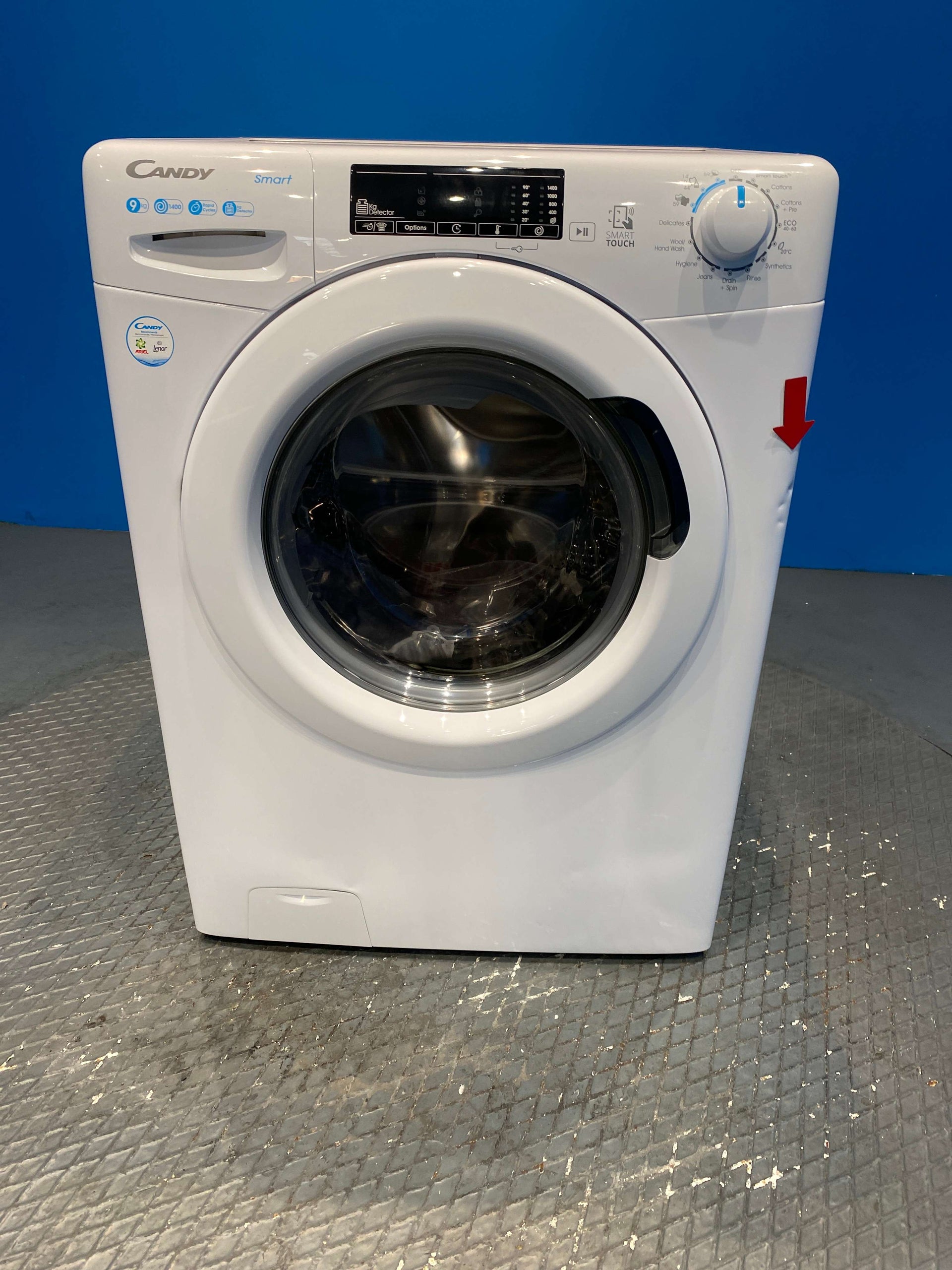 Candy CS149TW4 Freestanding Washing Machine 9kg 1400 Spin - White