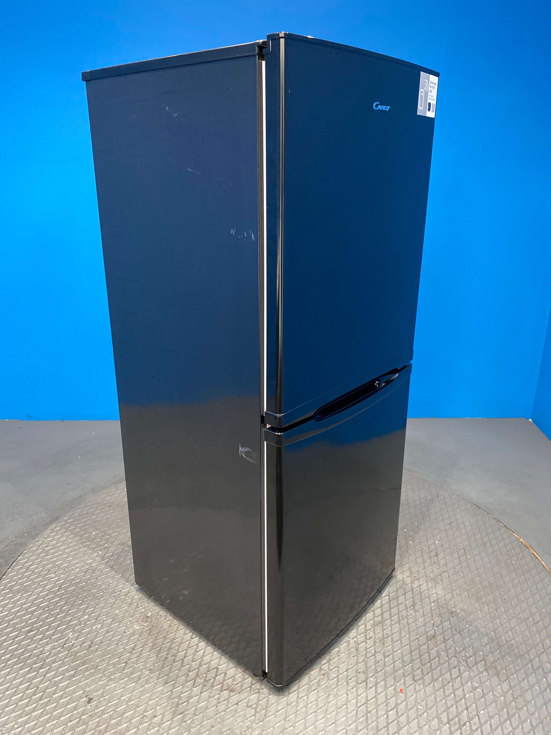 Candy CCH1S513EBK 185 Litre Combi Fridge Freezer - Black