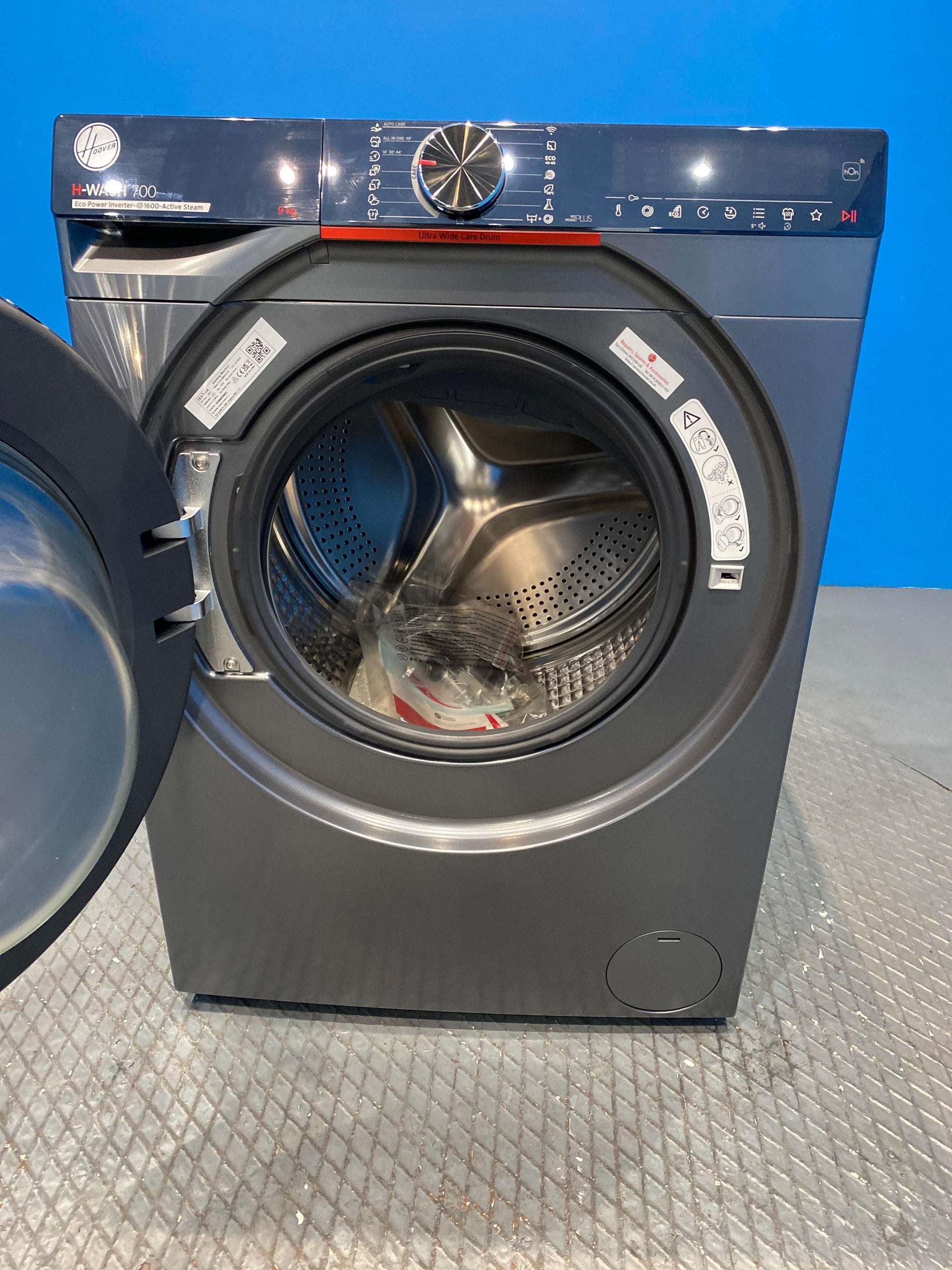 Hoover H7W69MBCR Freestanding Washing Machine 9kg 1600 Spin - Graphite