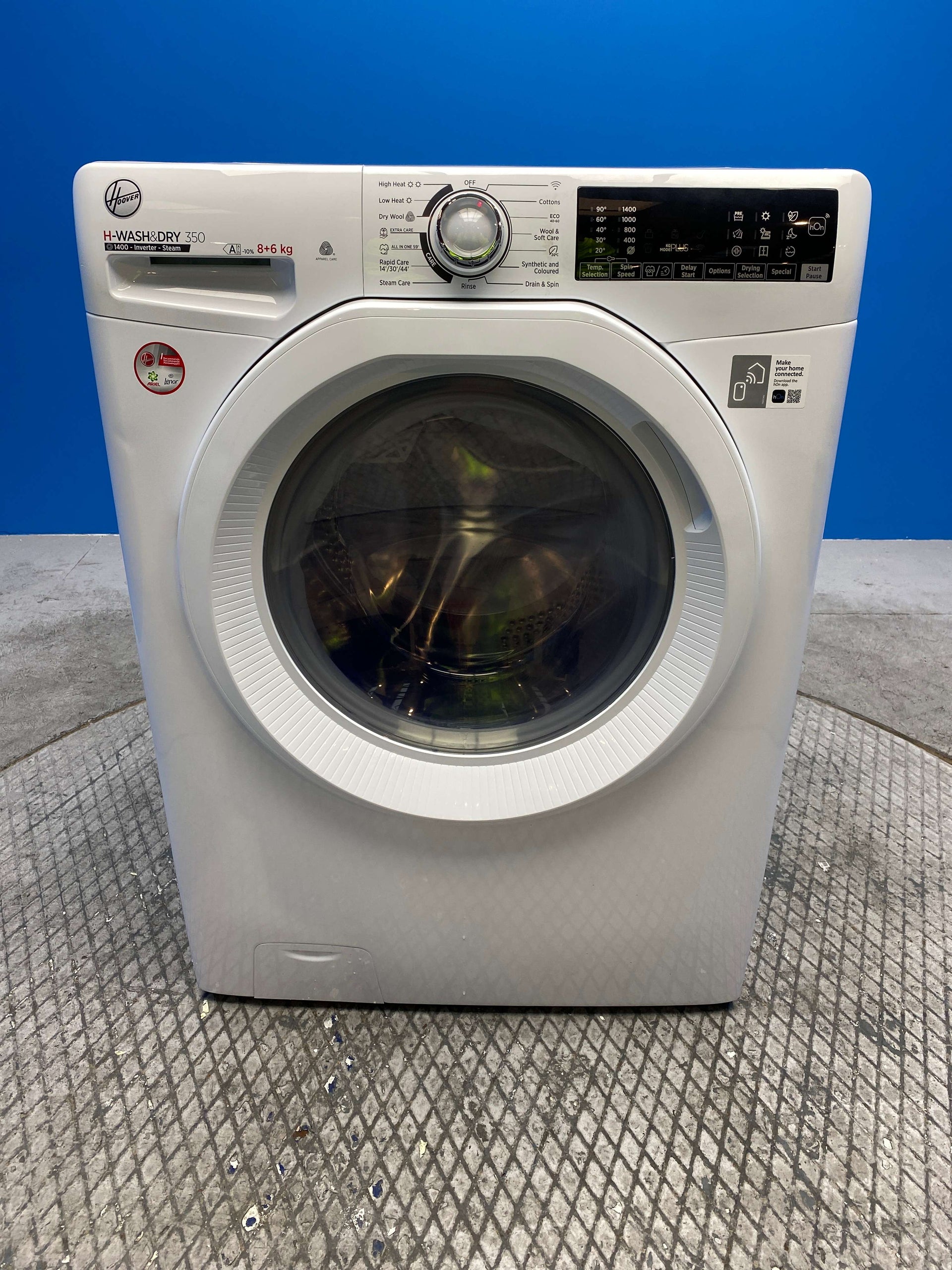 Hoover H3DPS4866TAM6 8kg/6kg 1400 Spin Washer Dryer - White