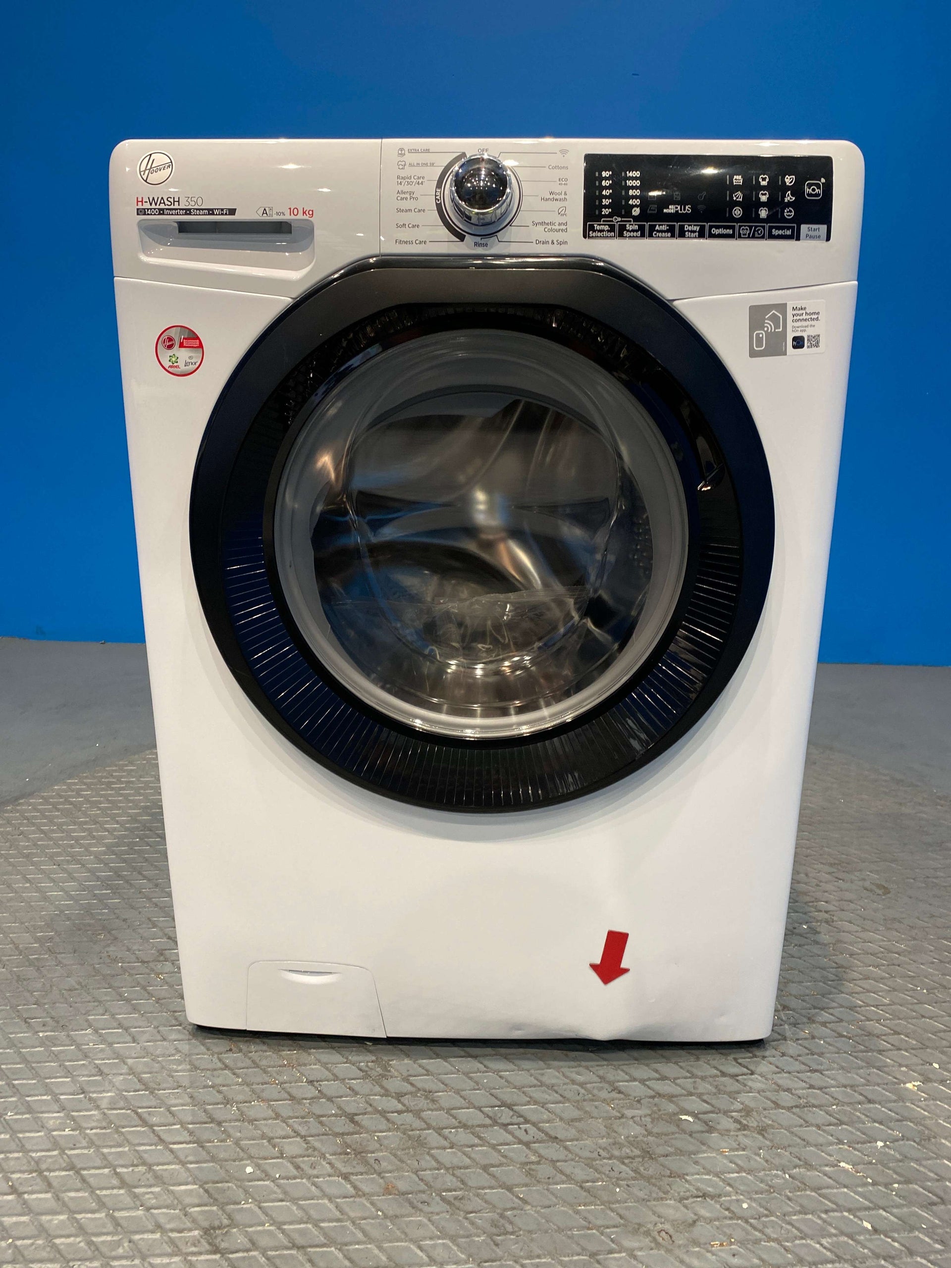 Hoover H3WPS4106TMB6 10kg 1400 Spin Washing Machine - White