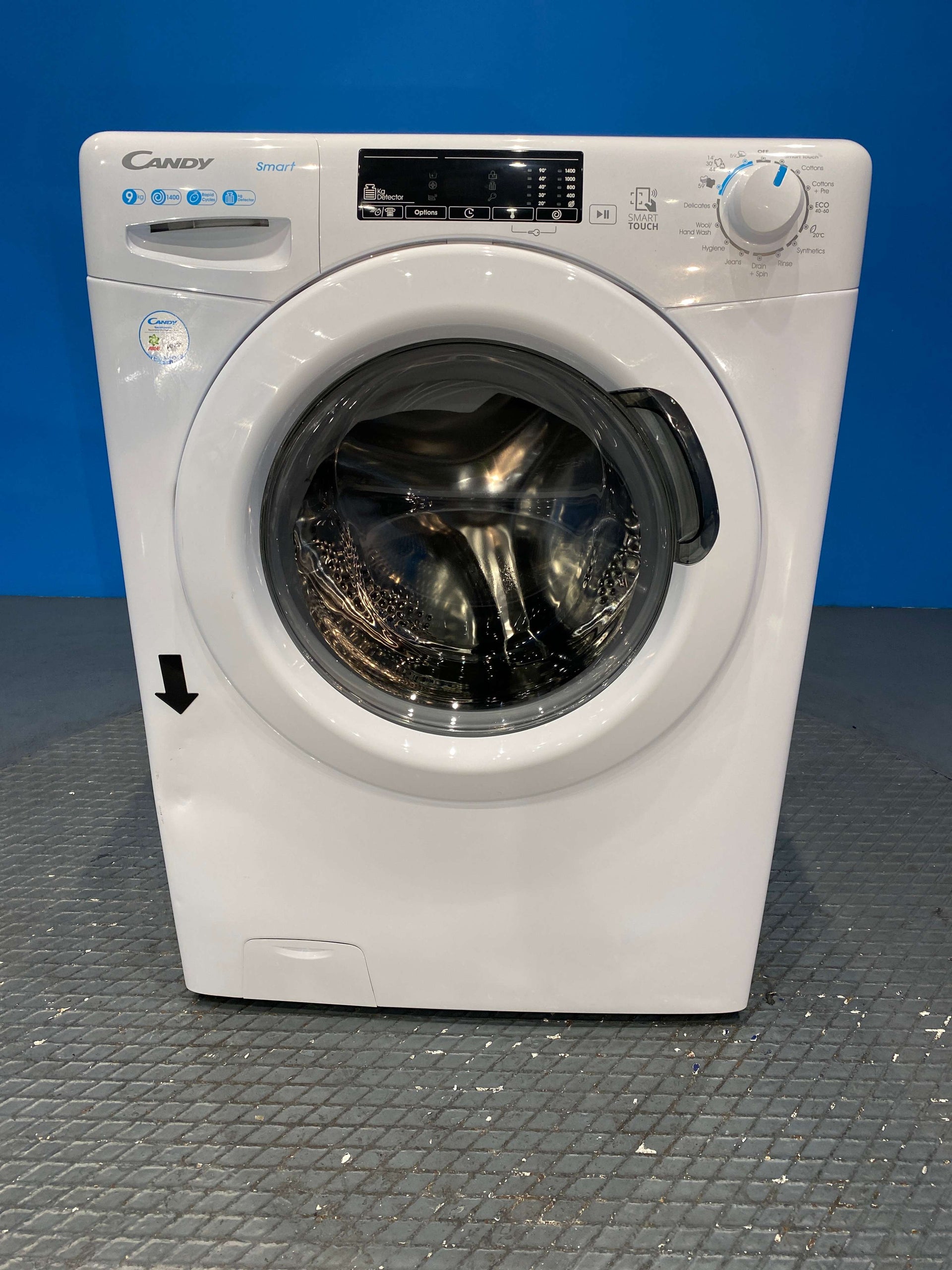 Candy CS149TW4 Freestanding Washing Machine 9kg 1400 Spin - White