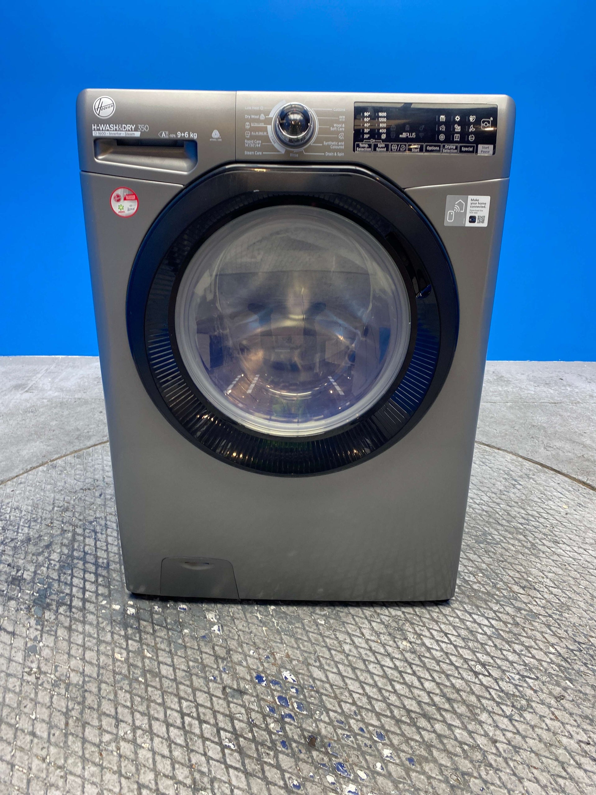 Hoover H3DPS6966TAMBR 9/6kg 1400 Spin Washer Dryer - Graphite